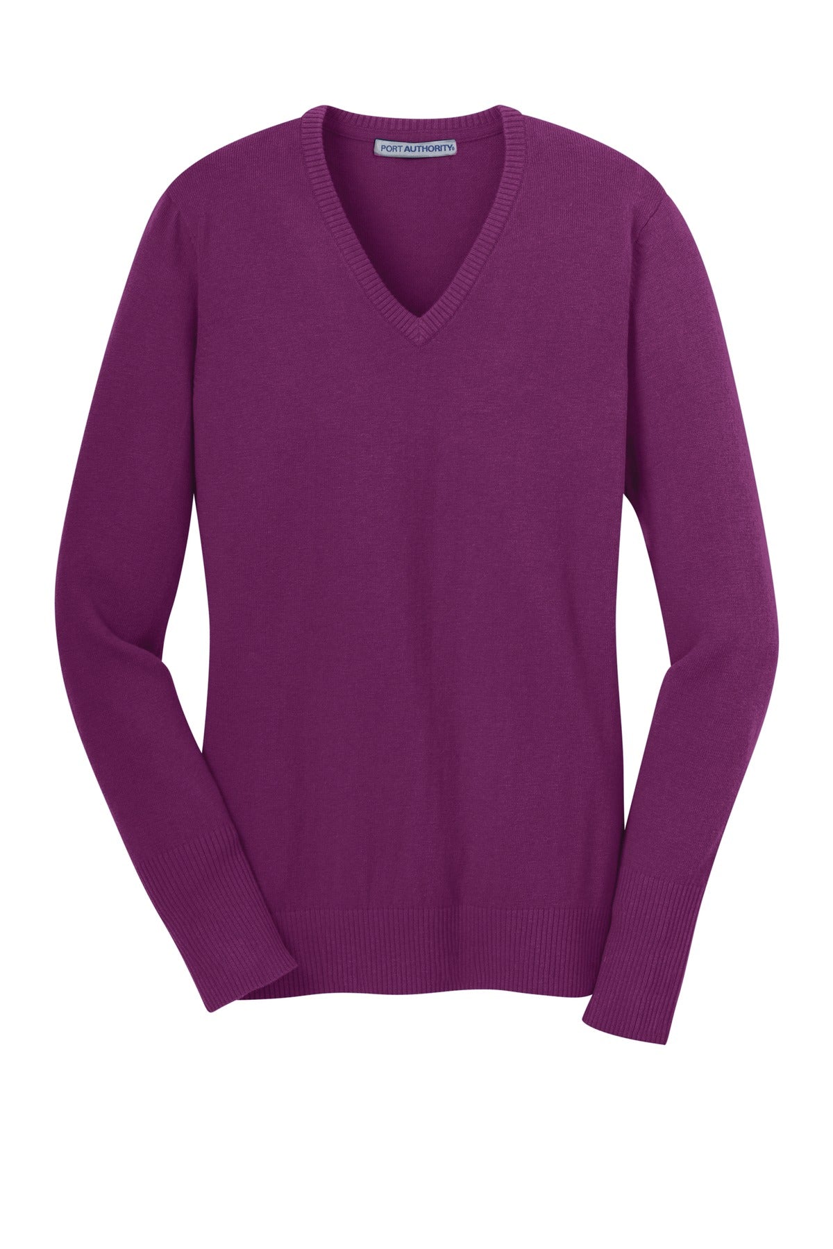 Port Authority Women's V-Neck Sweater. LSW285 Womens Apparel Shirts & Tops