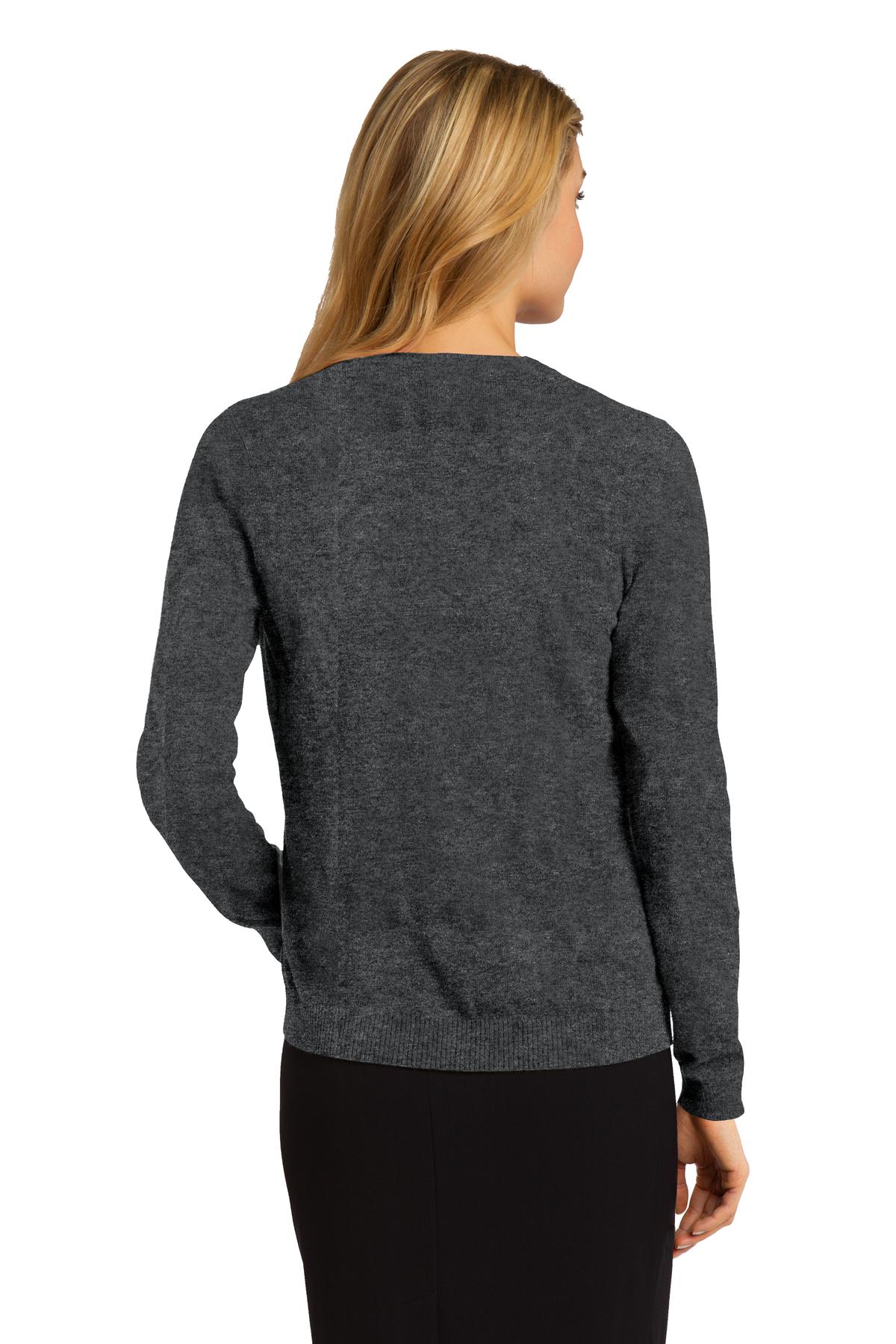 Port Authority Women's Cardigan Sweater. LSW287 Womens Apparel Sweatshirts & Fleece
