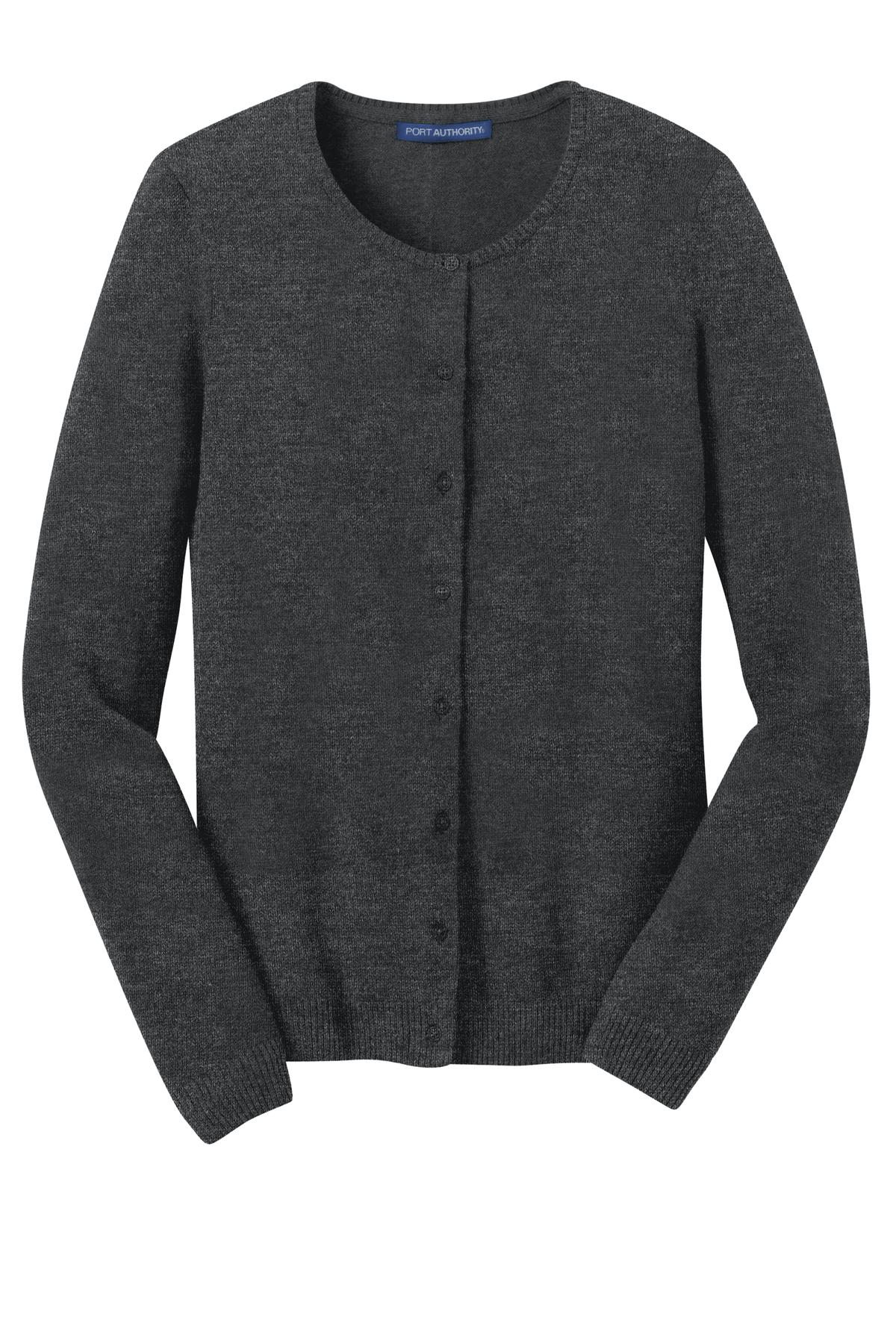 Port Authority Women's Cardigan Sweater. LSW287 Womens Apparel Sweatshirts & Fleece