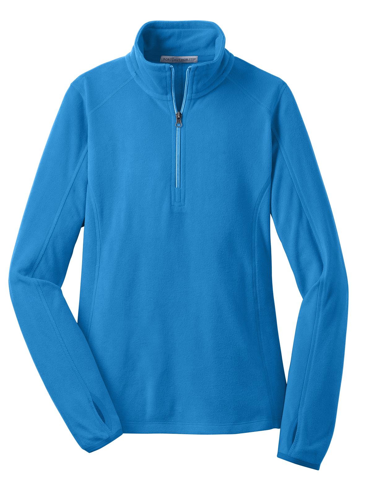 Port Authority Women's Microfleece 1/2-Zip Pullover. L224 Womens Apparel Sweatshirts & Fleece
