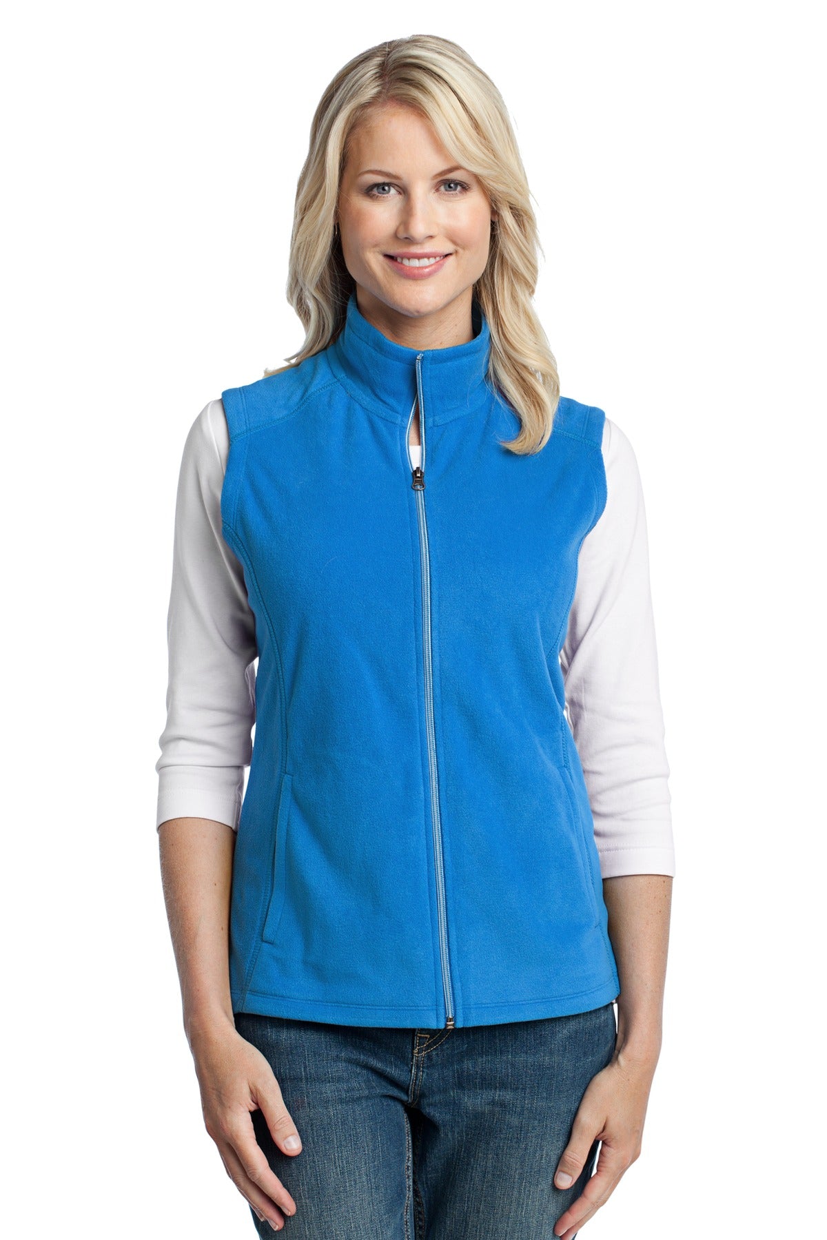 Port Authority Women's Microfleece Vest. L226 Womens Apparel Jackets & Vests