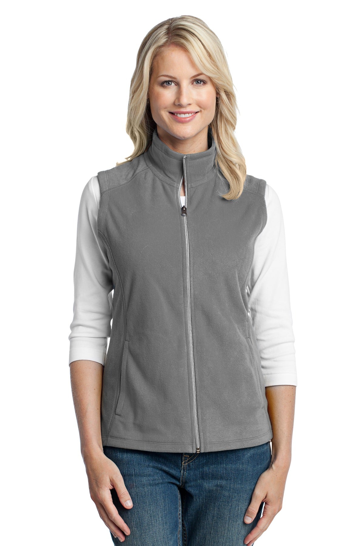 Port Authority Women's Microfleece Vest. L226 Womens Apparel Jackets & Vests