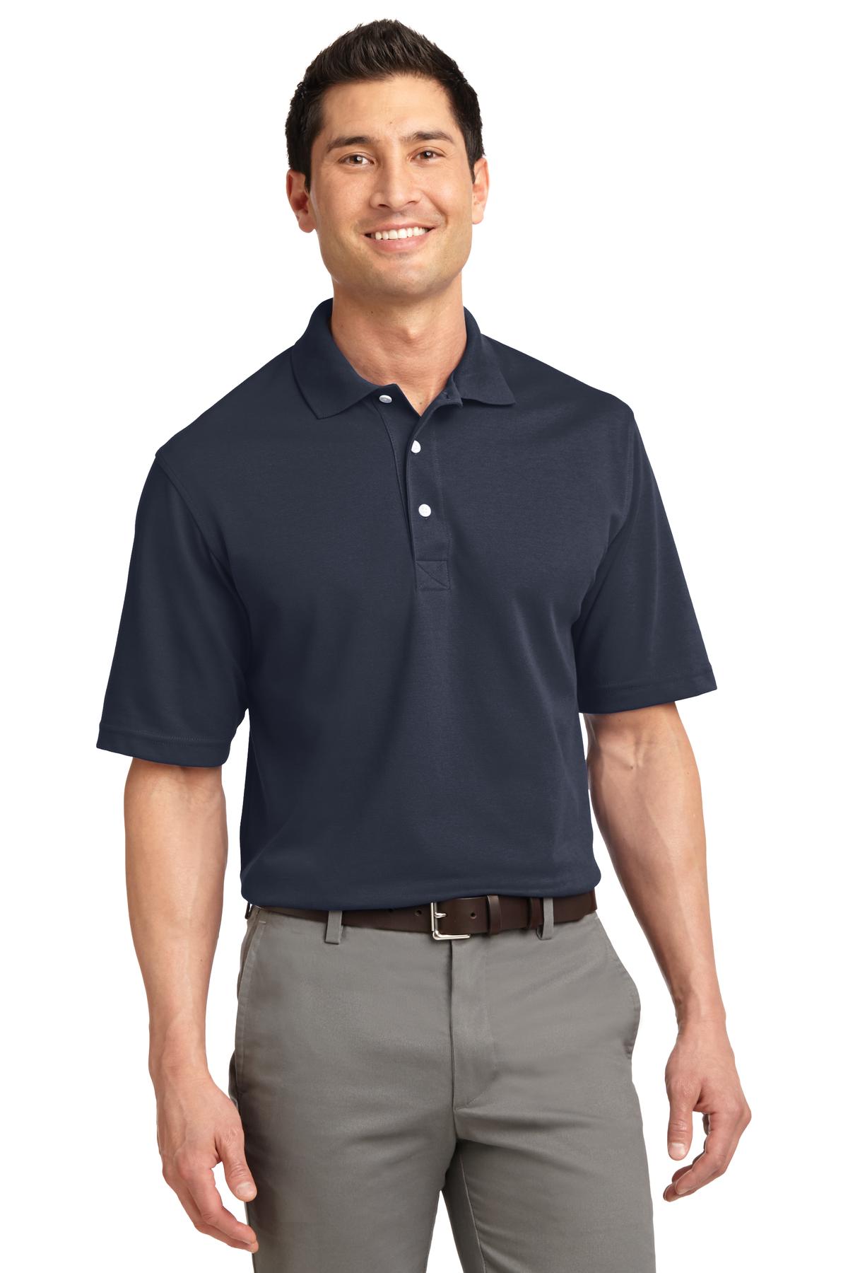 Port Authority Men's Tall Rapid Dry Polo. TLK455 Mens Apparel Shirts & Tops