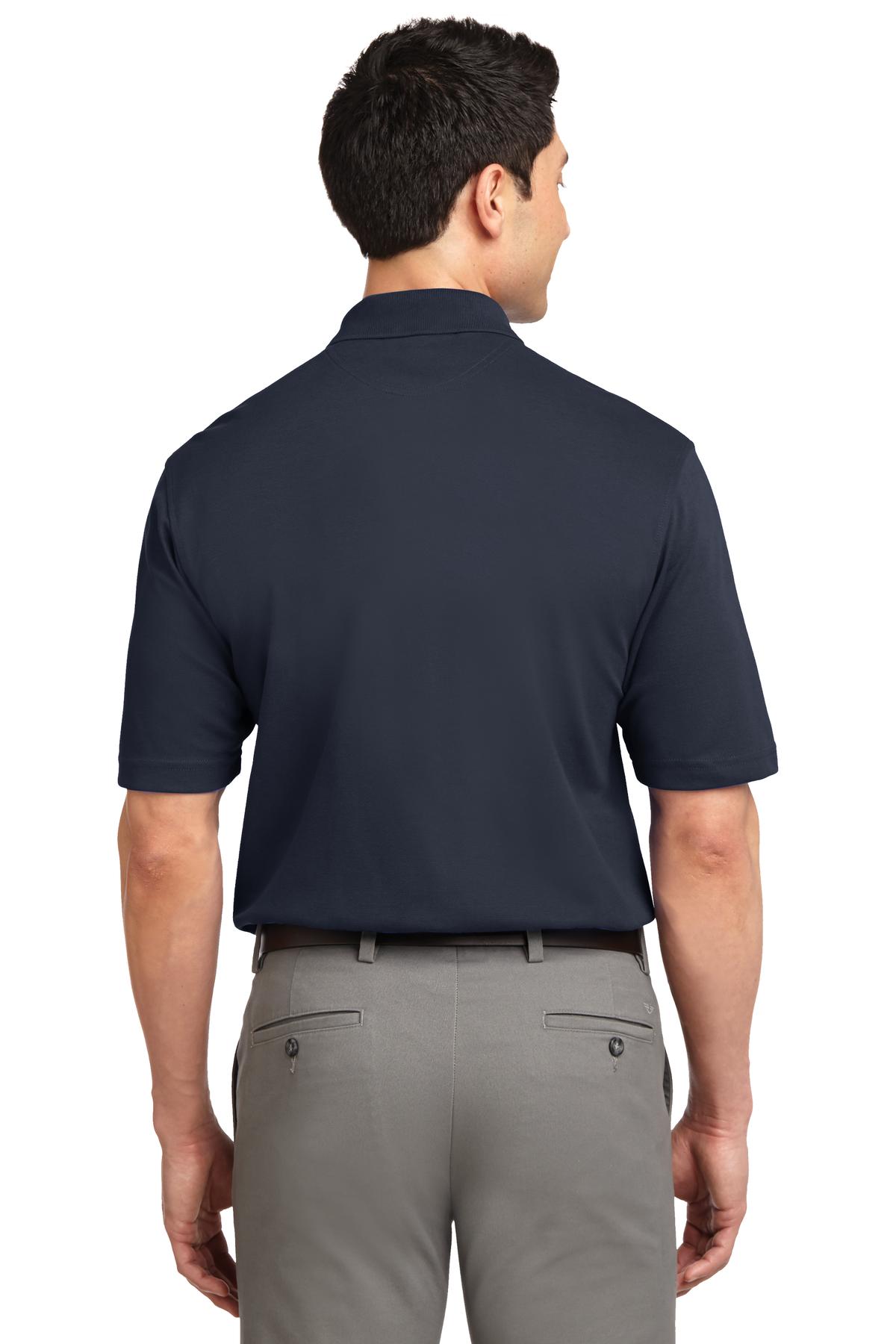 Port Authority Men's Tall Rapid Dry Polo. TLK455 Mens Apparel Shirts & Tops