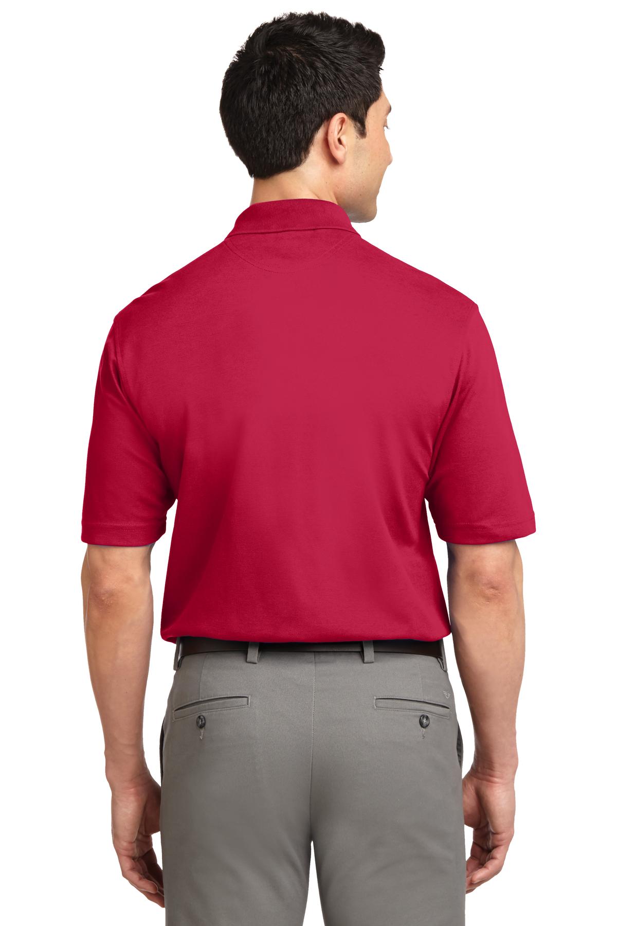 Port Authority Men's Tall Rapid Dry Polo. TLK455 Mens Apparel Shirts & Tops