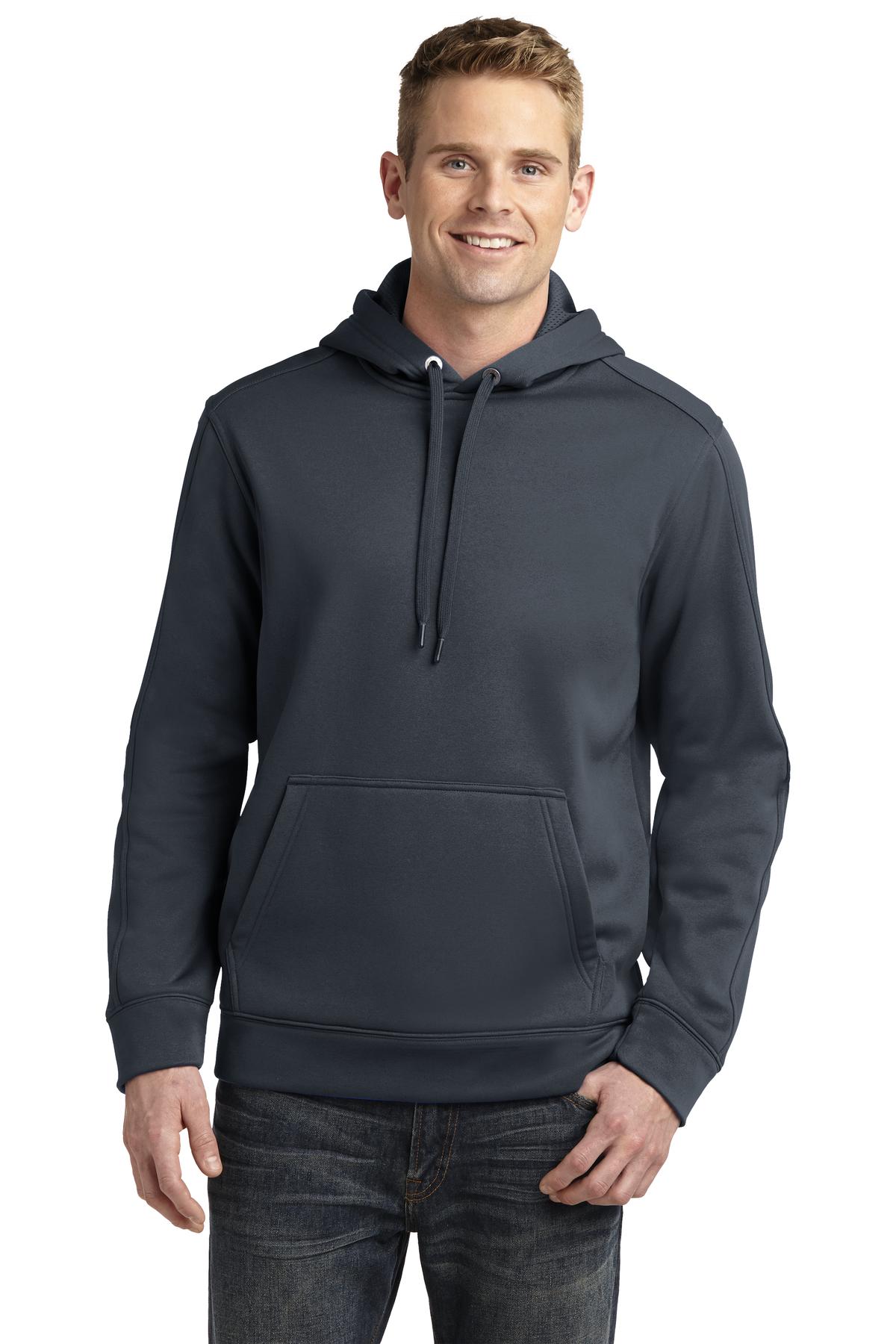 Sport-Tek Men's Repel Fleece Hooded Pullover Mens Apparel Sweatshirts & Fleece