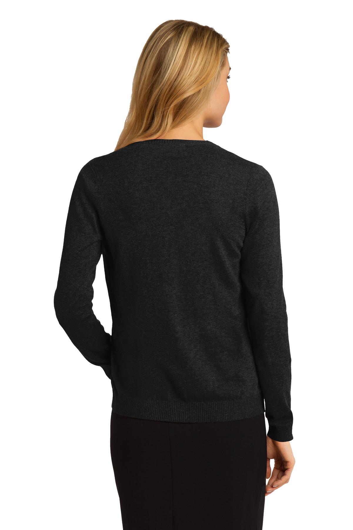 Port Authority Women's Cardigan Sweater. LSW287 Womens Apparel Sweatshirts & Fleece