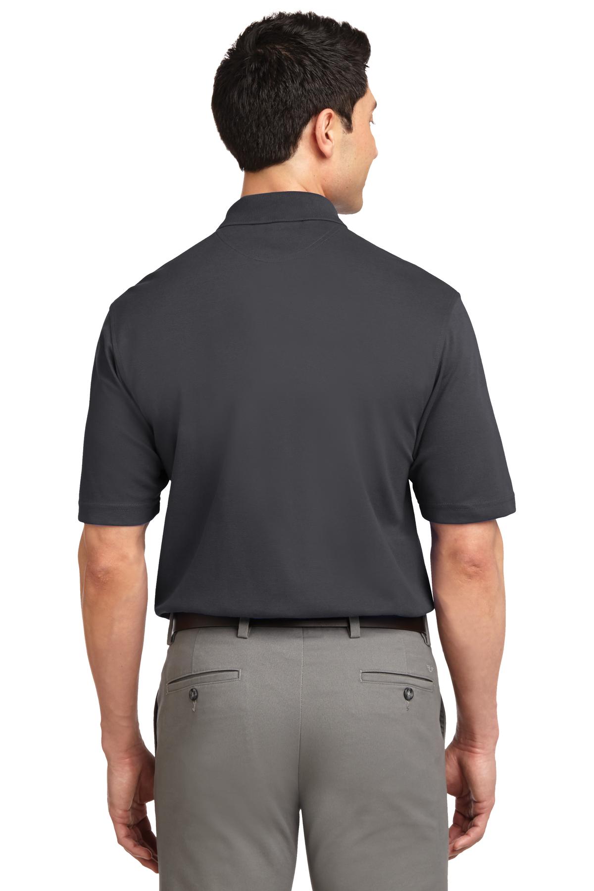 Port Authority Men's Tall Rapid Dry Polo. TLK455 Mens Apparel Shirts & Tops