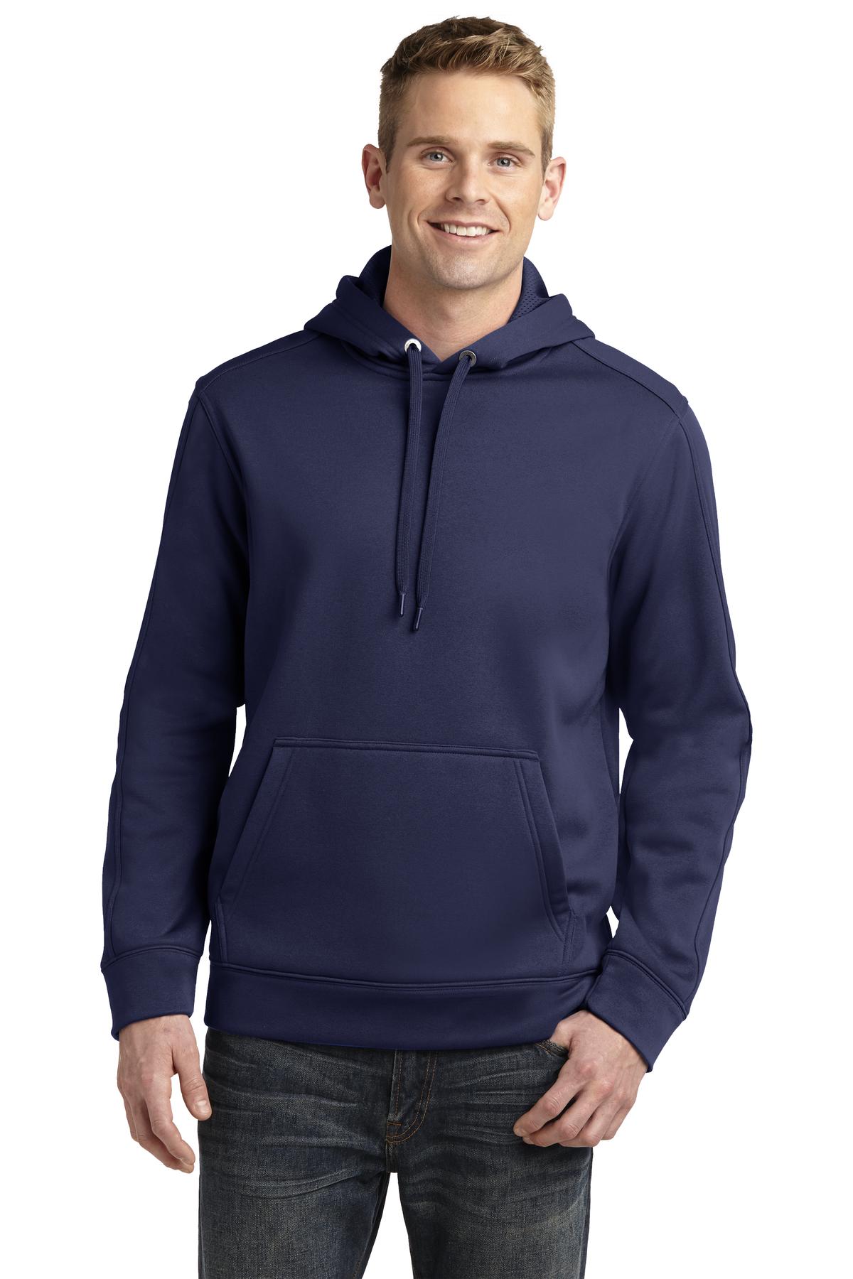 Sport-Tek Men's Repel Fleece Hooded Pullover Mens Apparel Sweatshirts & Fleece