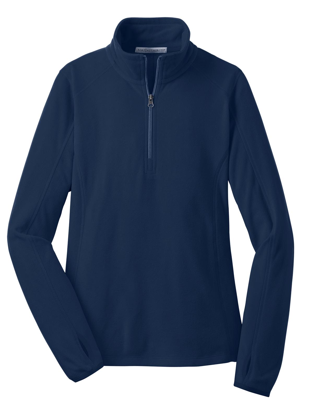 Port Authority Women's Microfleece 1/2-Zip Pullover. L224 Womens Apparel Sweatshirts & Fleece