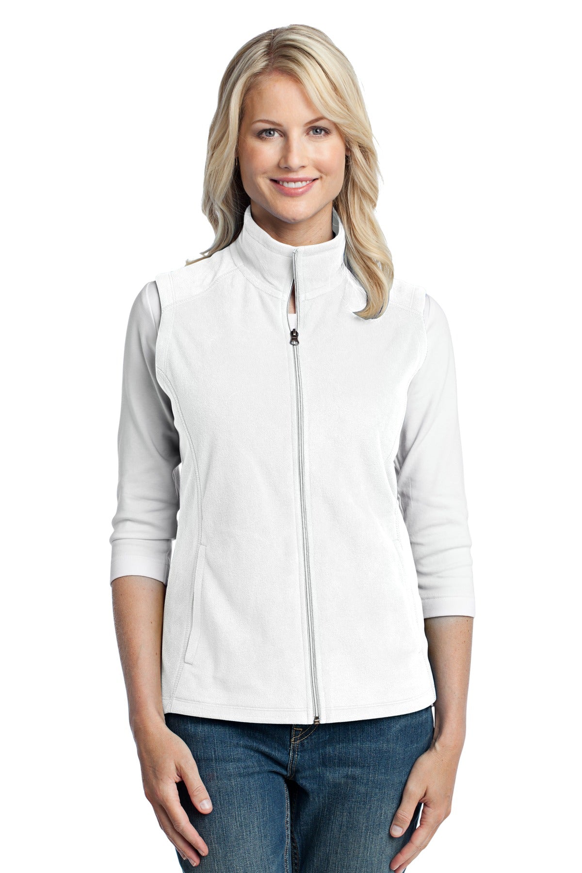 Port Authority Women's Microfleece Vest. L226 Womens Apparel Jackets & Vests