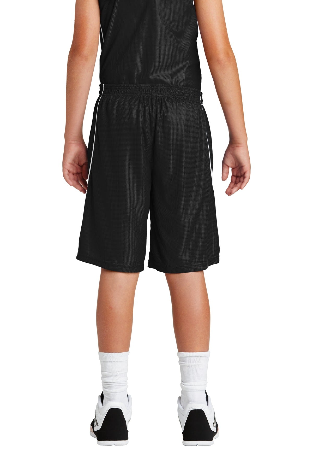 Sport-Tek Youth PosiCharge Mesh Reversible Spliced Short Mens Apparel Shorts
