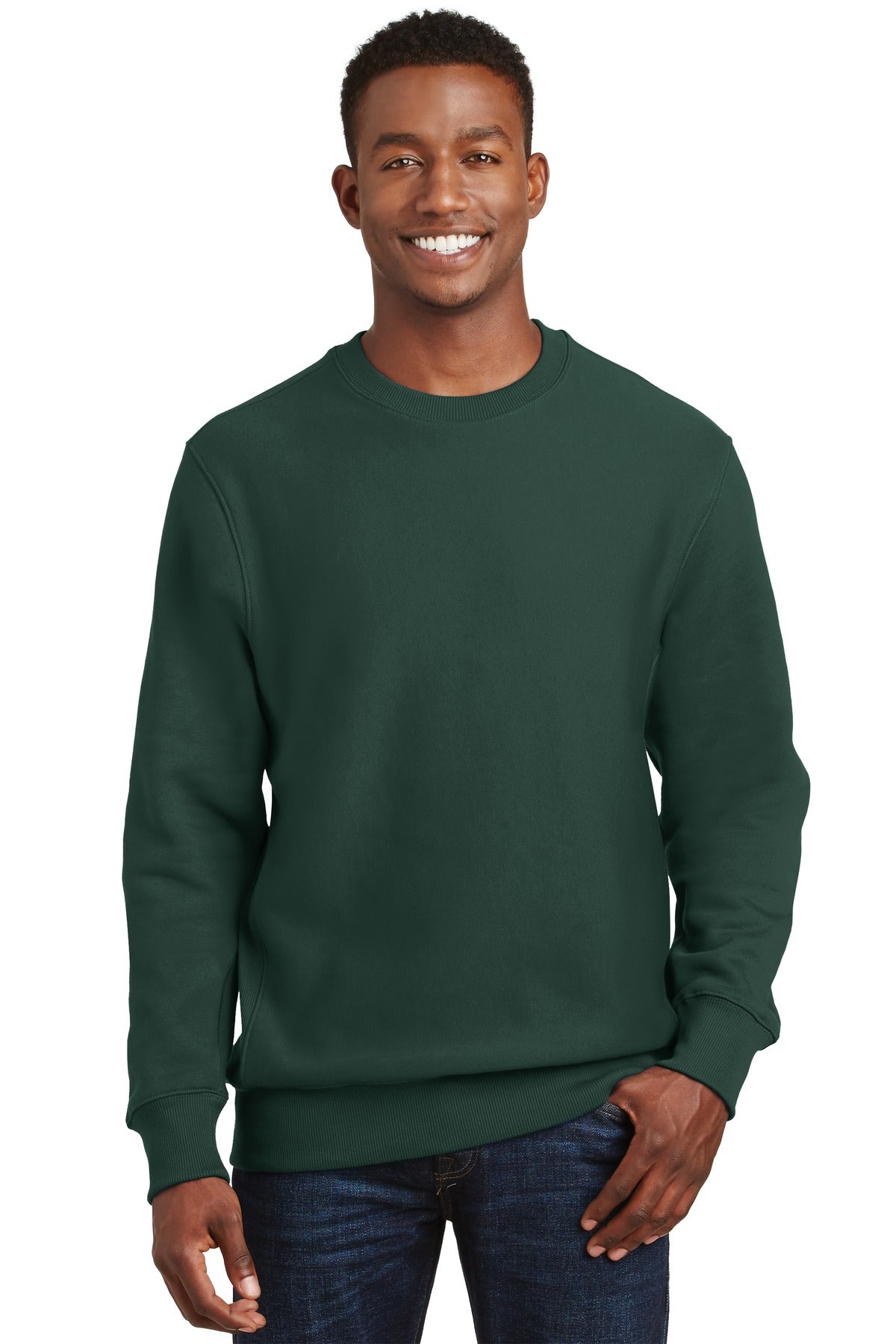 Sport-Tek Men's Super Heavyweight Crewneck Sweatshirt Mens Apparel Sweatshirts & Fleece