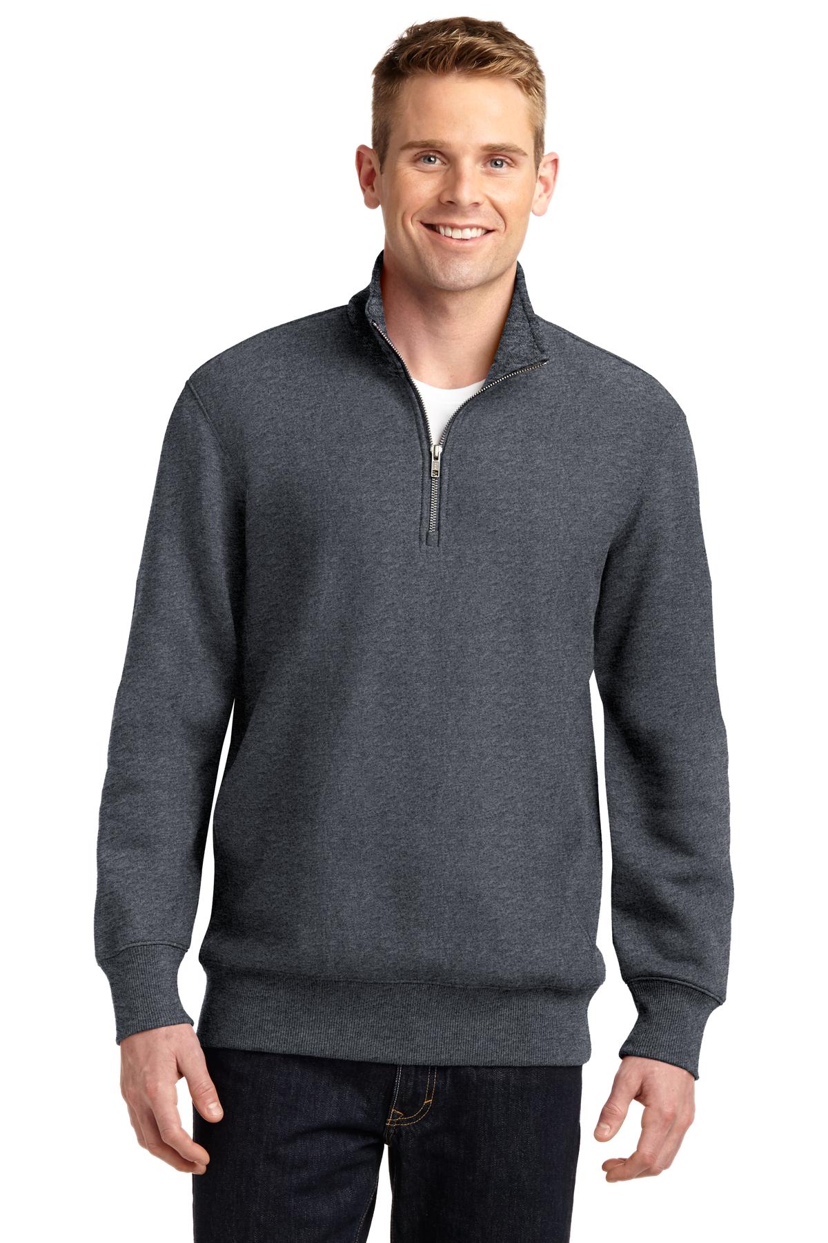 Sport-Tek Men's Super Heavyweight 1/4-Zip Pullover Sweatshirt Mens Apparel Sweatshirts & Fleece