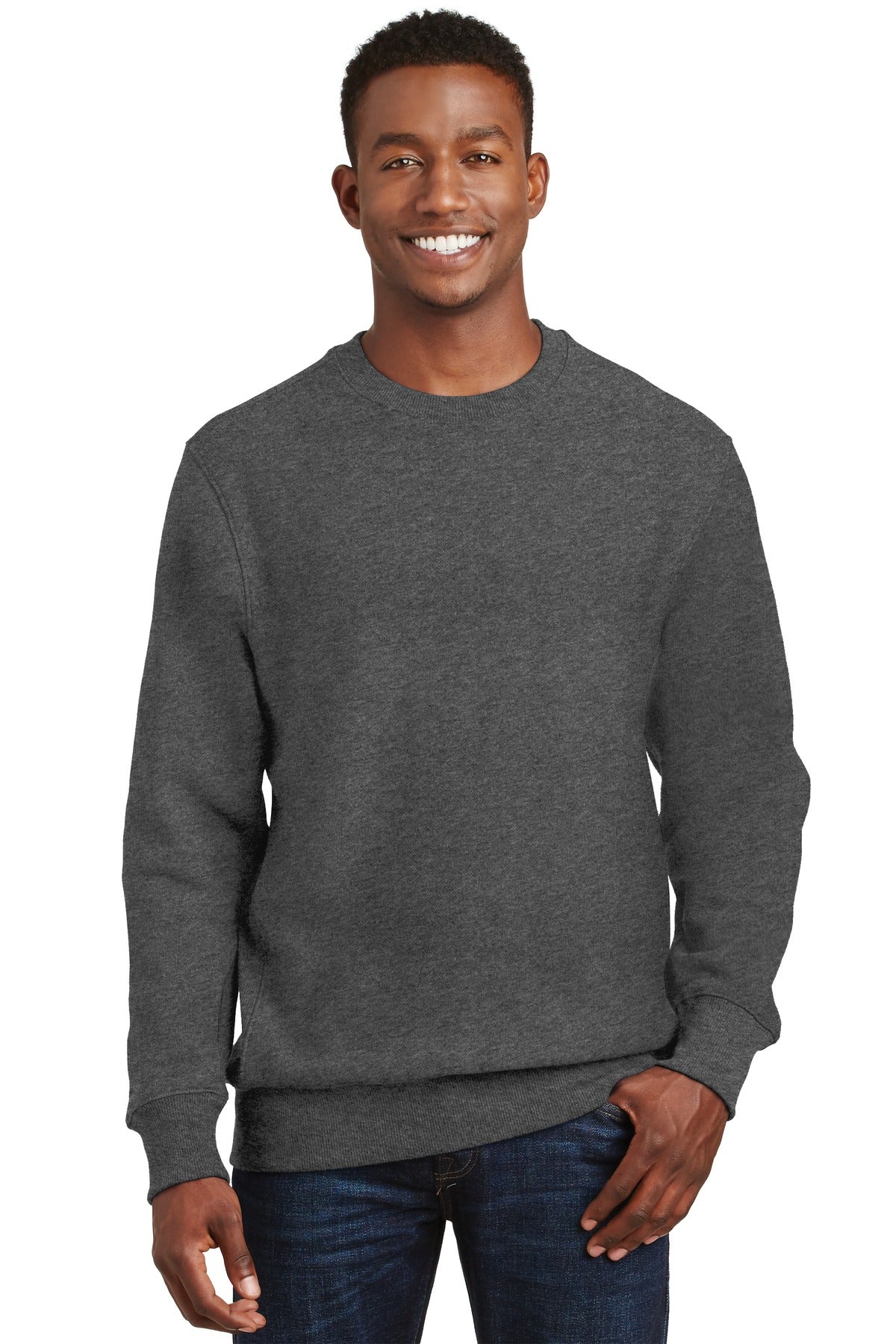 Sport-Tek Men's Super Heavyweight Crewneck Sweatshirt Mens Apparel Sweatshirts & Fleece
