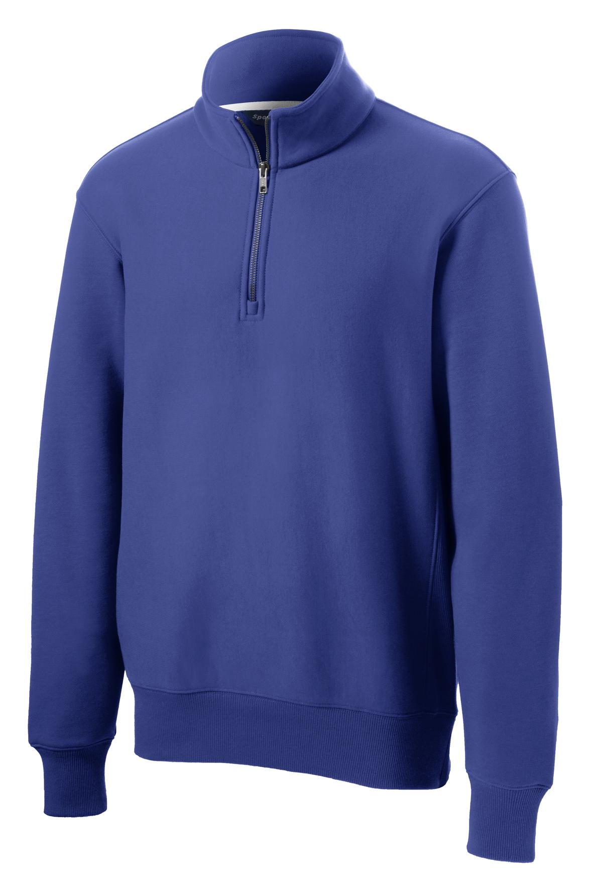 Sport-Tek Men's Super Heavyweight 1/4-Zip Pullover Sweatshirt Mens Apparel Sweatshirts & Fleece