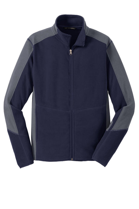Port Authority Men's Colorblock Microfleece Jacket. F230 Mens Apparel Jackets & Vests