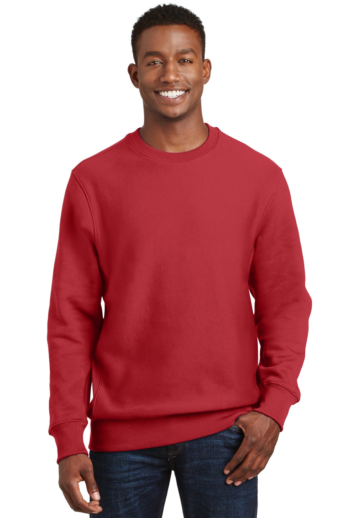 Sport-Tek Men's Super Heavyweight Crewneck Sweatshirt Mens Apparel Sweatshirts & Fleece