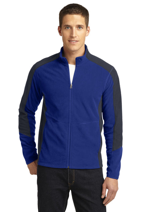 Port Authority Men's Colorblock Microfleece Jacket. F230 Mens Apparel Jackets & Vests