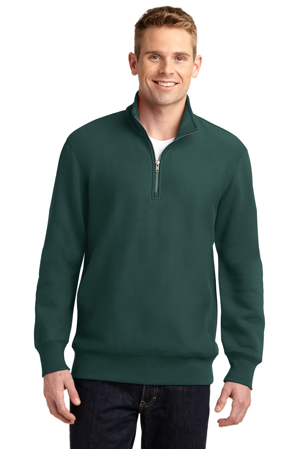 Sport-Tek Men's Super Heavyweight 1/4-Zip Pullover Sweatshirt Mens Apparel Sweatshirts & Fleece