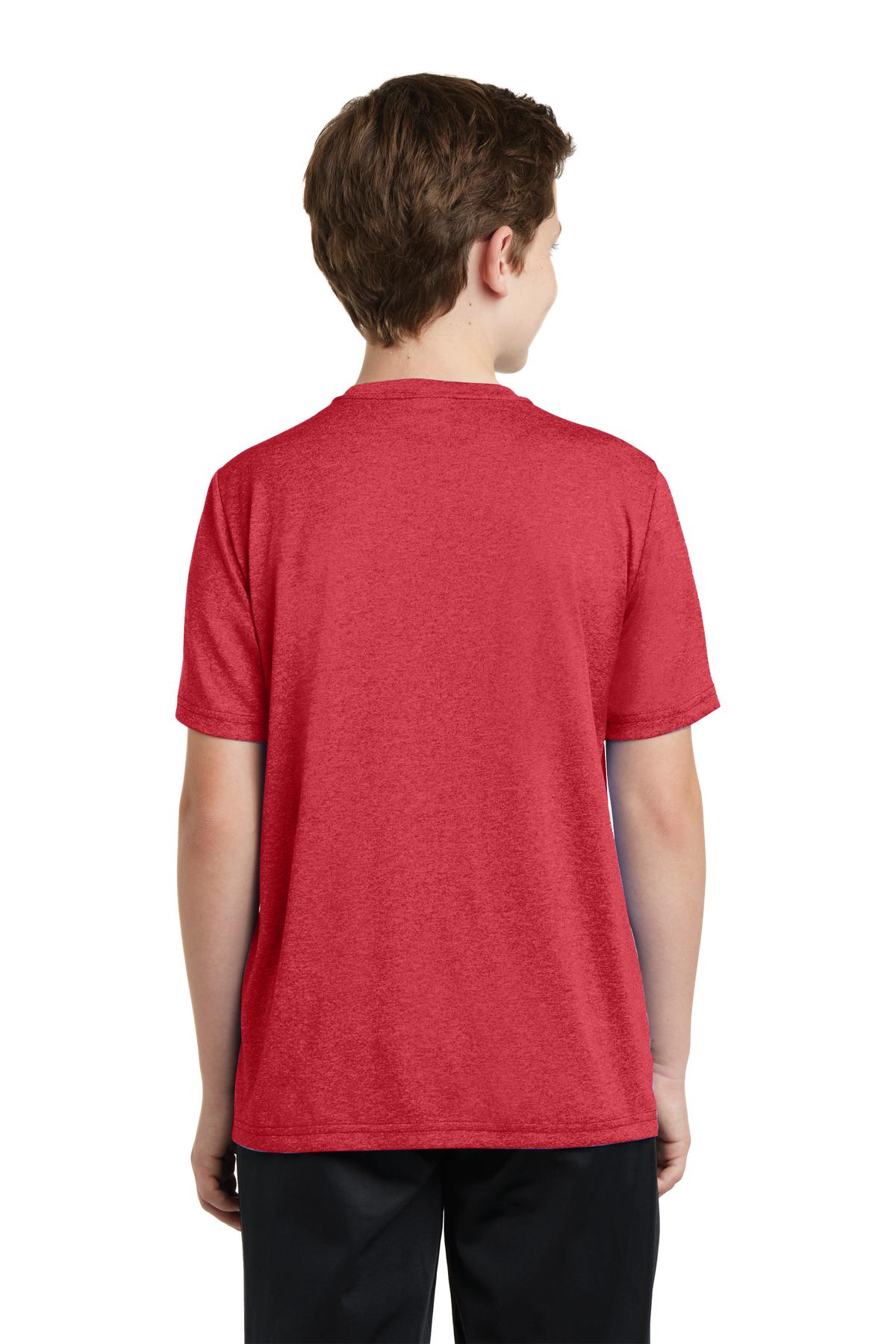Sport-Tek Youth Heather Contender Tee YST360 Youth Apparel Shirts & Tops