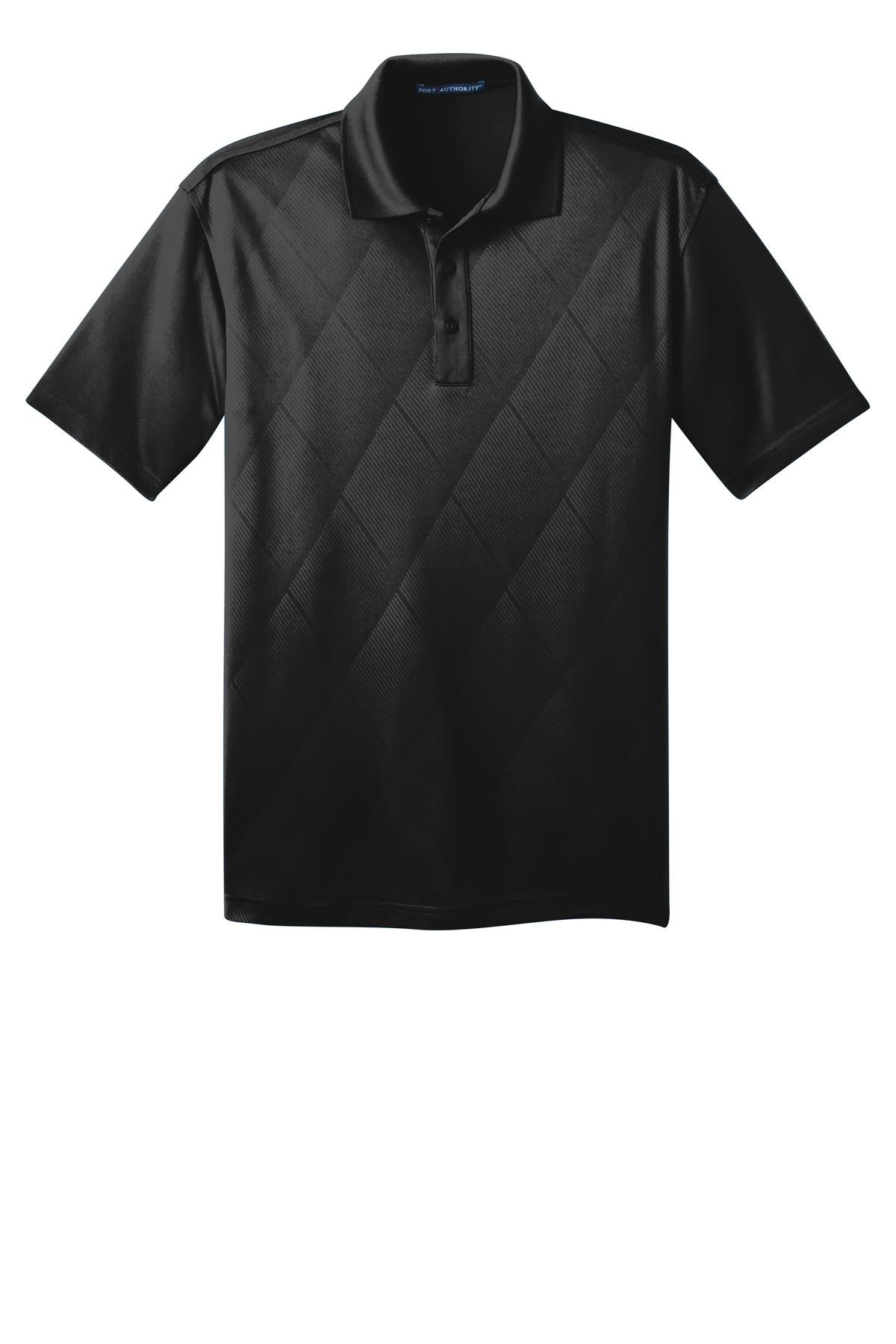 Port Authority Men's Tech Embossed Polo. K548 Mens Apparel Shirts & Tops