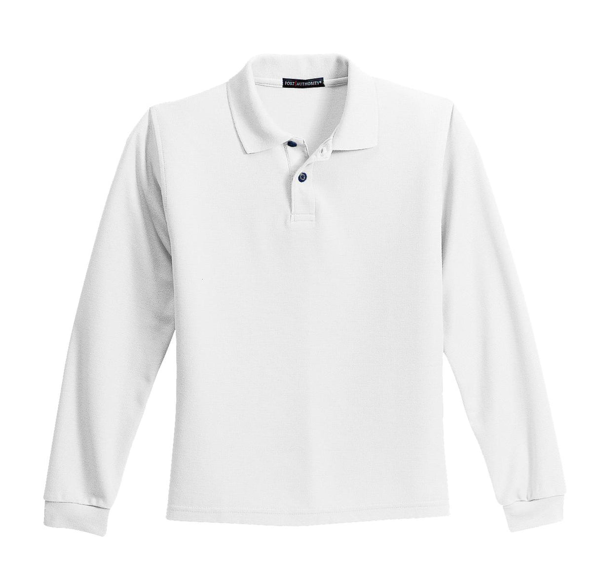 Port Authority Youth Long Sleeve Silk Touch Polo. Y500LS Youth Apparel Shirts & Tops
