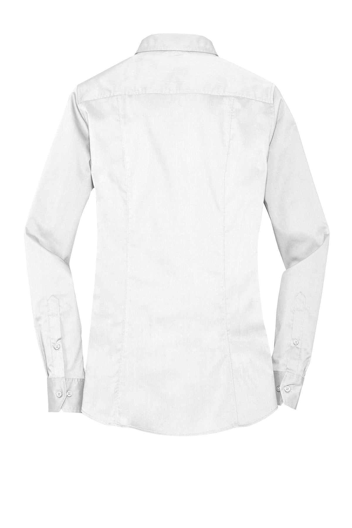 Port Authority Ladies Stretch Poplin Shirt. L646 Womens Apparel Shirts & Tops