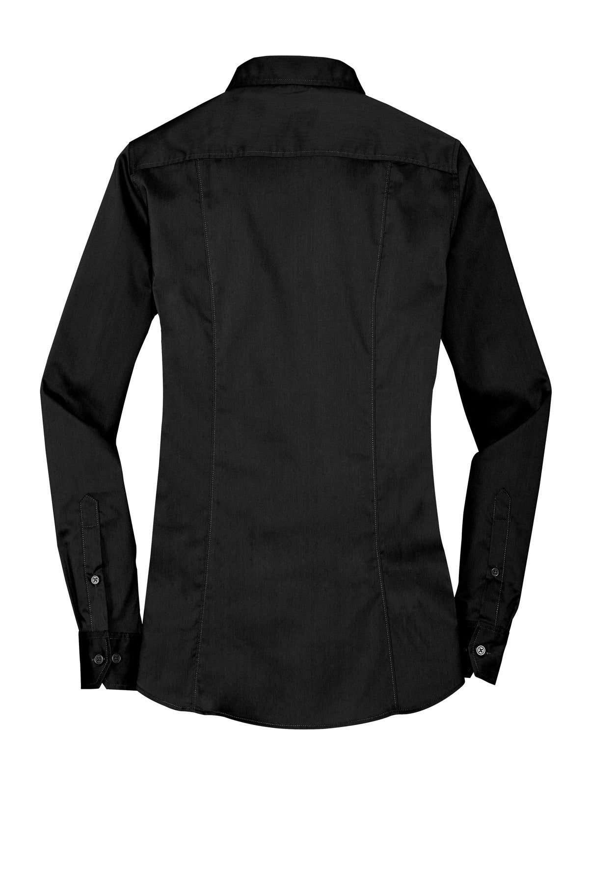 Port Authority Ladies Stretch Poplin Shirt. L646 Womens Apparel Shirts & Tops