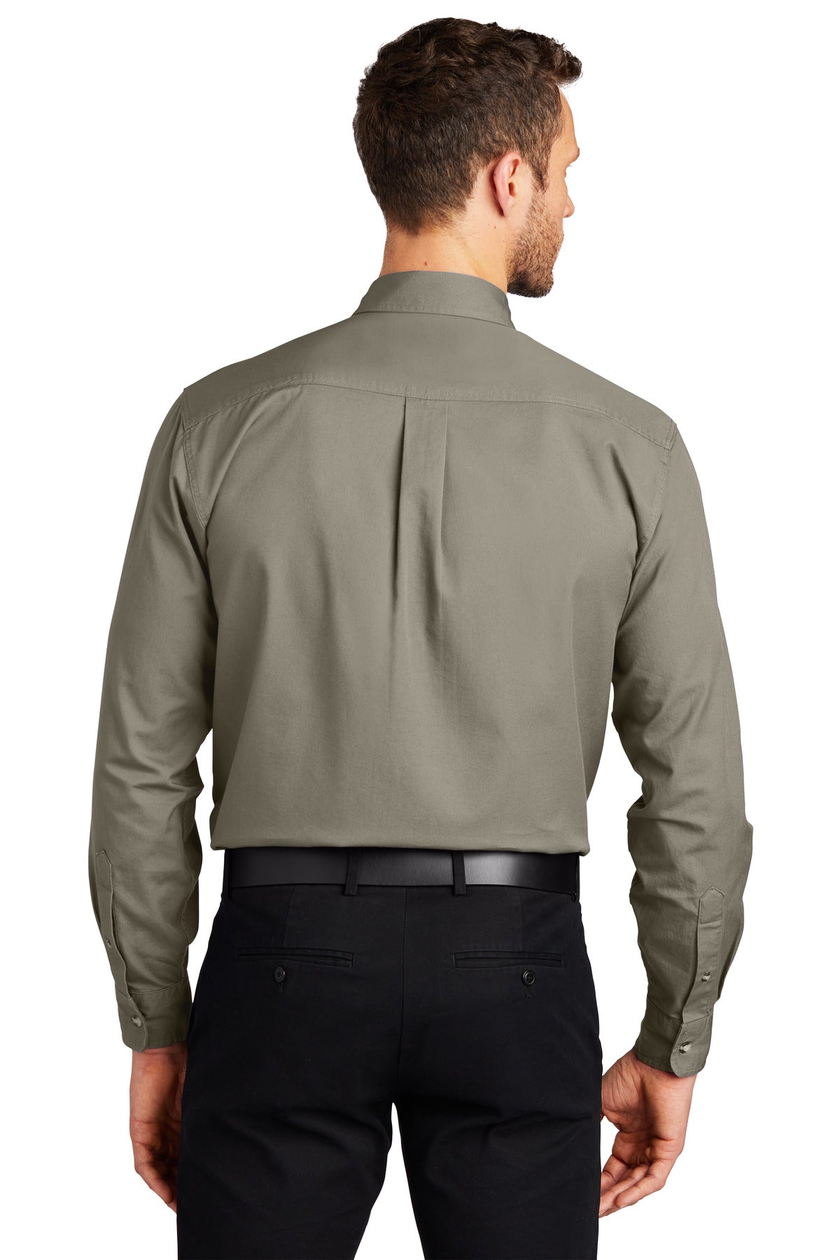 Port Authority Men's Tall Long Sleeve Twill Shirt. TLS600T Mens Apparel Shirts & Tops