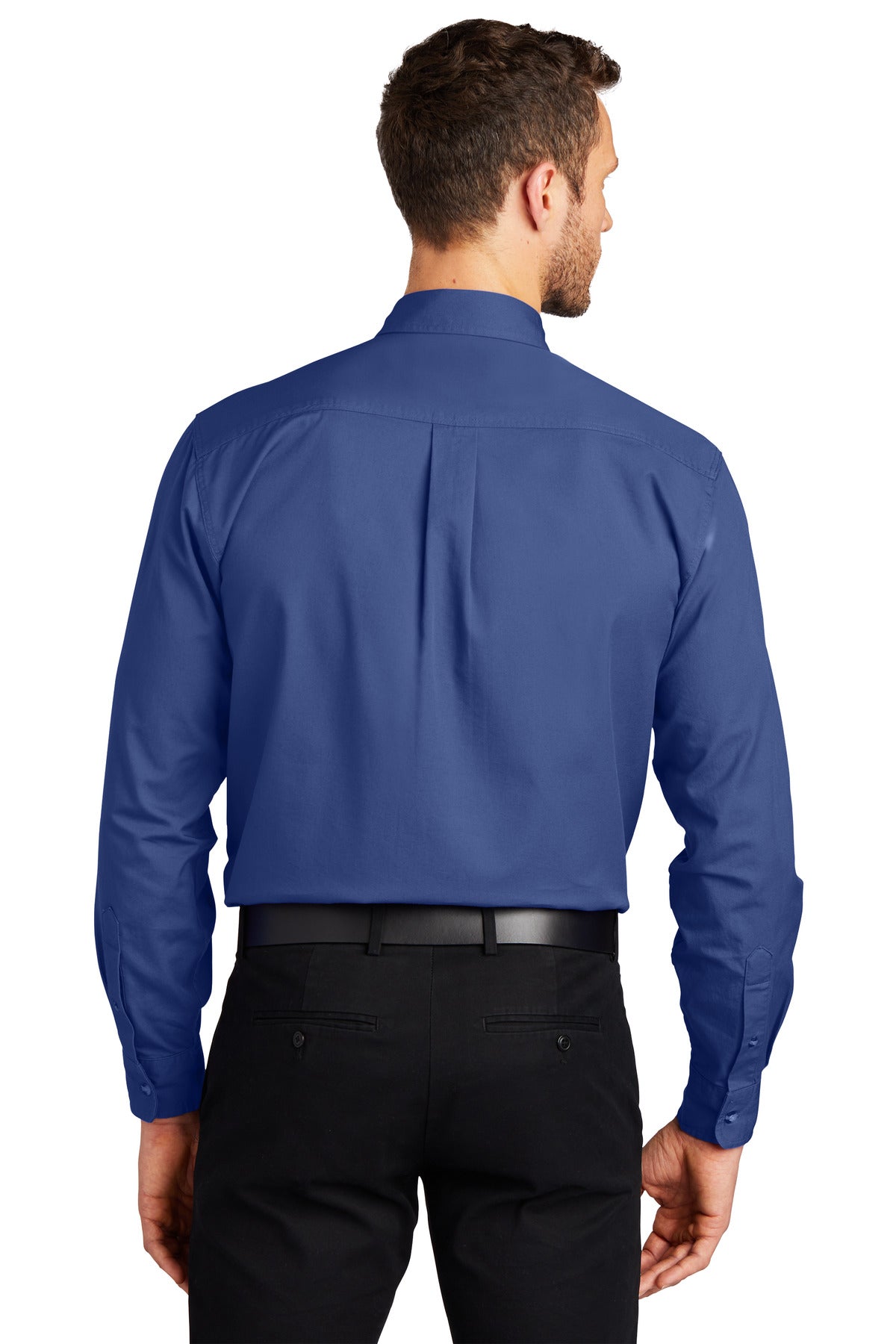 Port Authority Men's Tall Long Sleeve Twill Shirt. TLS600T Mens Apparel Shirts & Tops