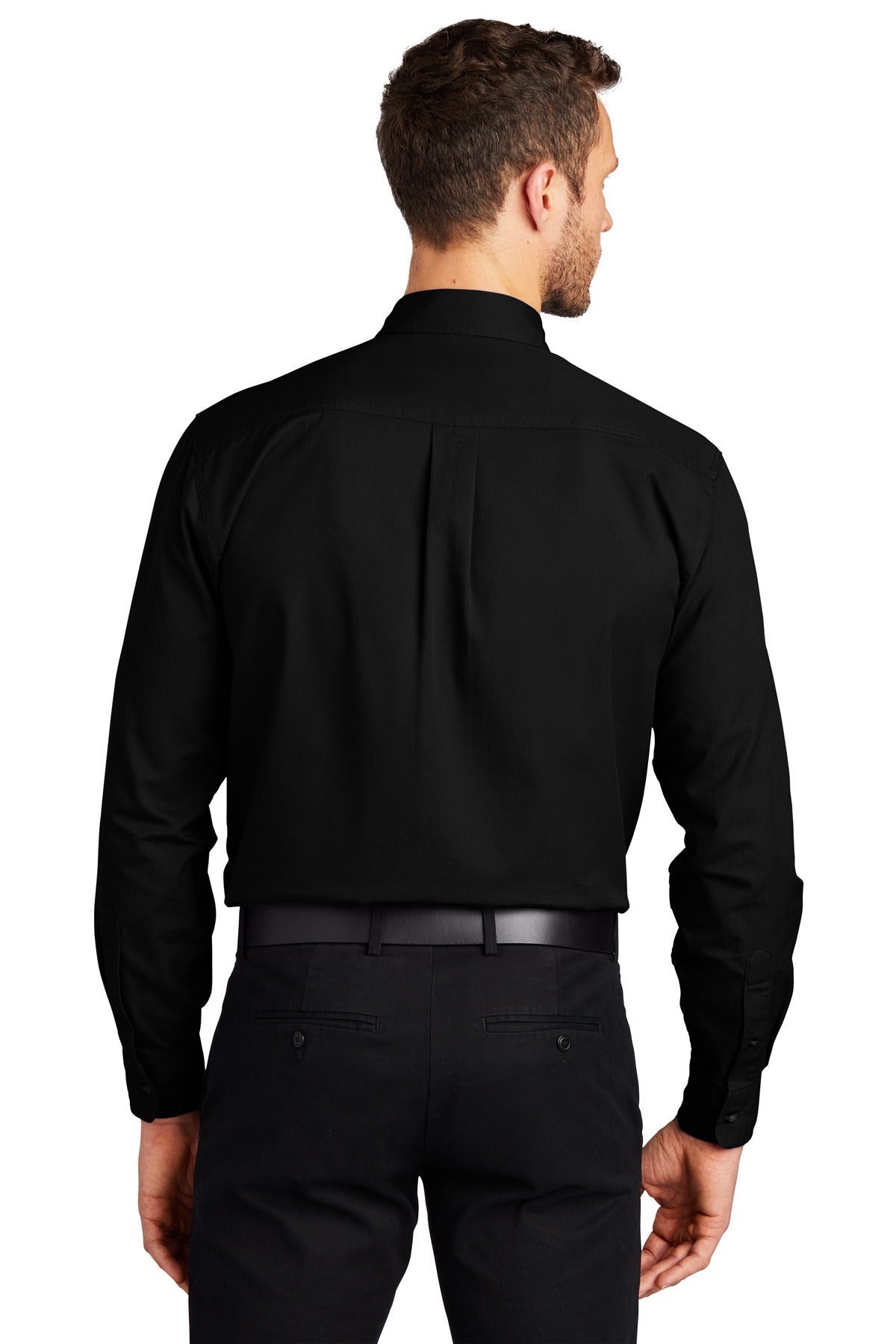 Port Authority Men's Tall Long Sleeve Twill Shirt. TLS600T Mens Apparel Shirts & Tops
