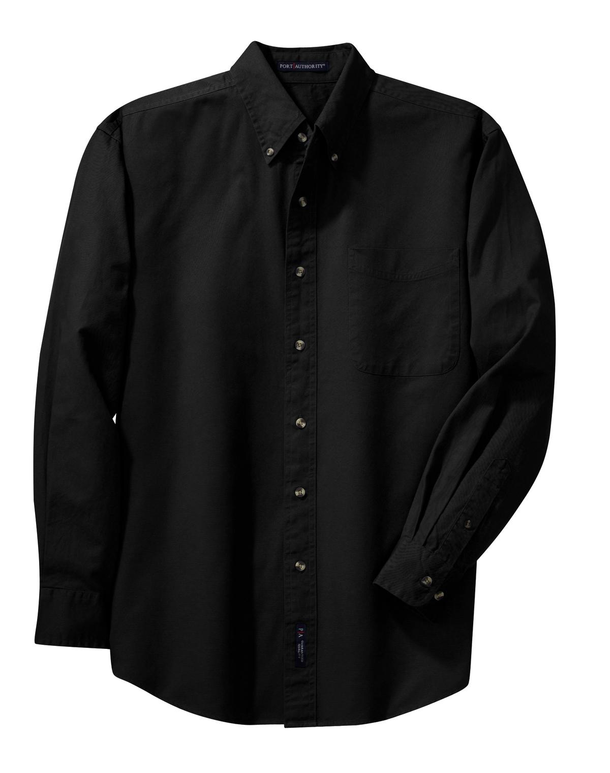 Port Authority Men's Tall Long Sleeve Twill Shirt. TLS600T Mens Apparel Shirts & Tops