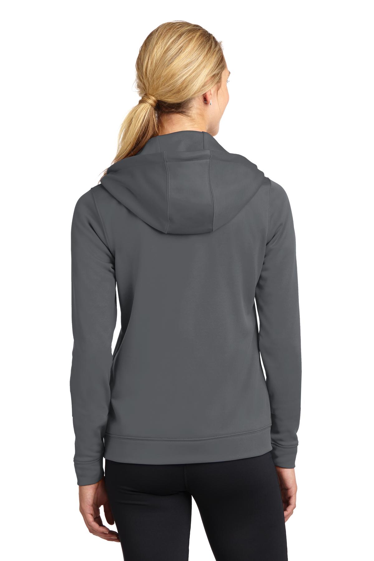 Sport-Tek Women's Sport-Wick Fleece Full-Zip Hooded Jacket Womens Apparel Jackets & Vests