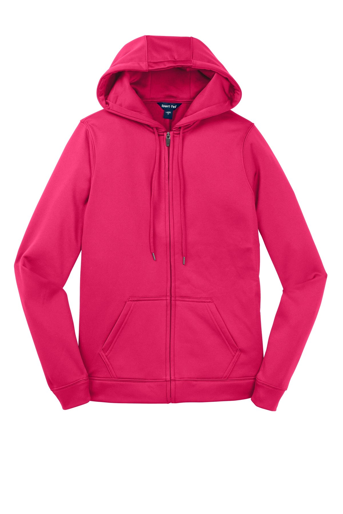 Sport-Tek Women's Sport-Wick Fleece Full-Zip Hooded Jacket Womens Apparel Jackets & Vests