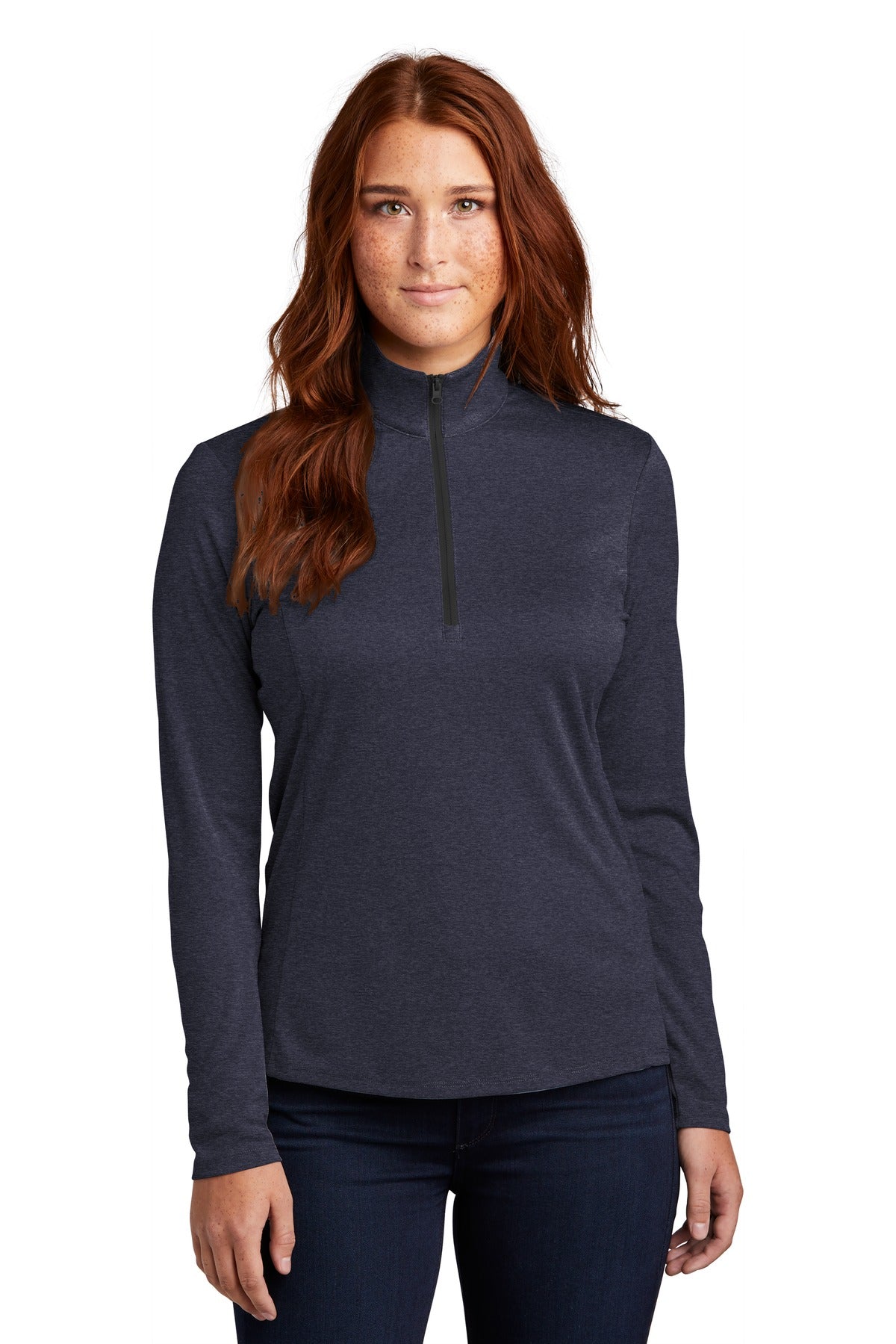 Sport-Tek Women's Endeavor 1/2-Zip Pullover LST469 Womens Apparel Sweatshirts & Fleece