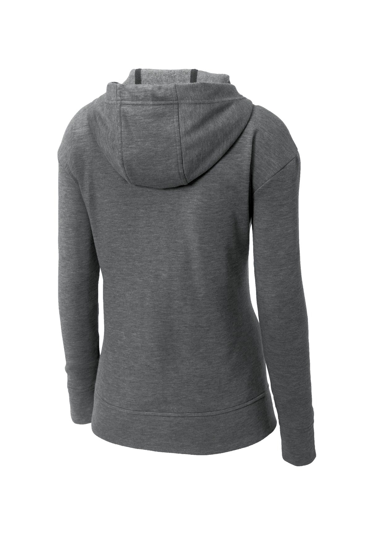 Sport-Tek Women's PosiCharge Tri-Blend Wicking Fleece Full-Zip Hooded Jacket. LST293 Womens Apparel Jackets & Vests