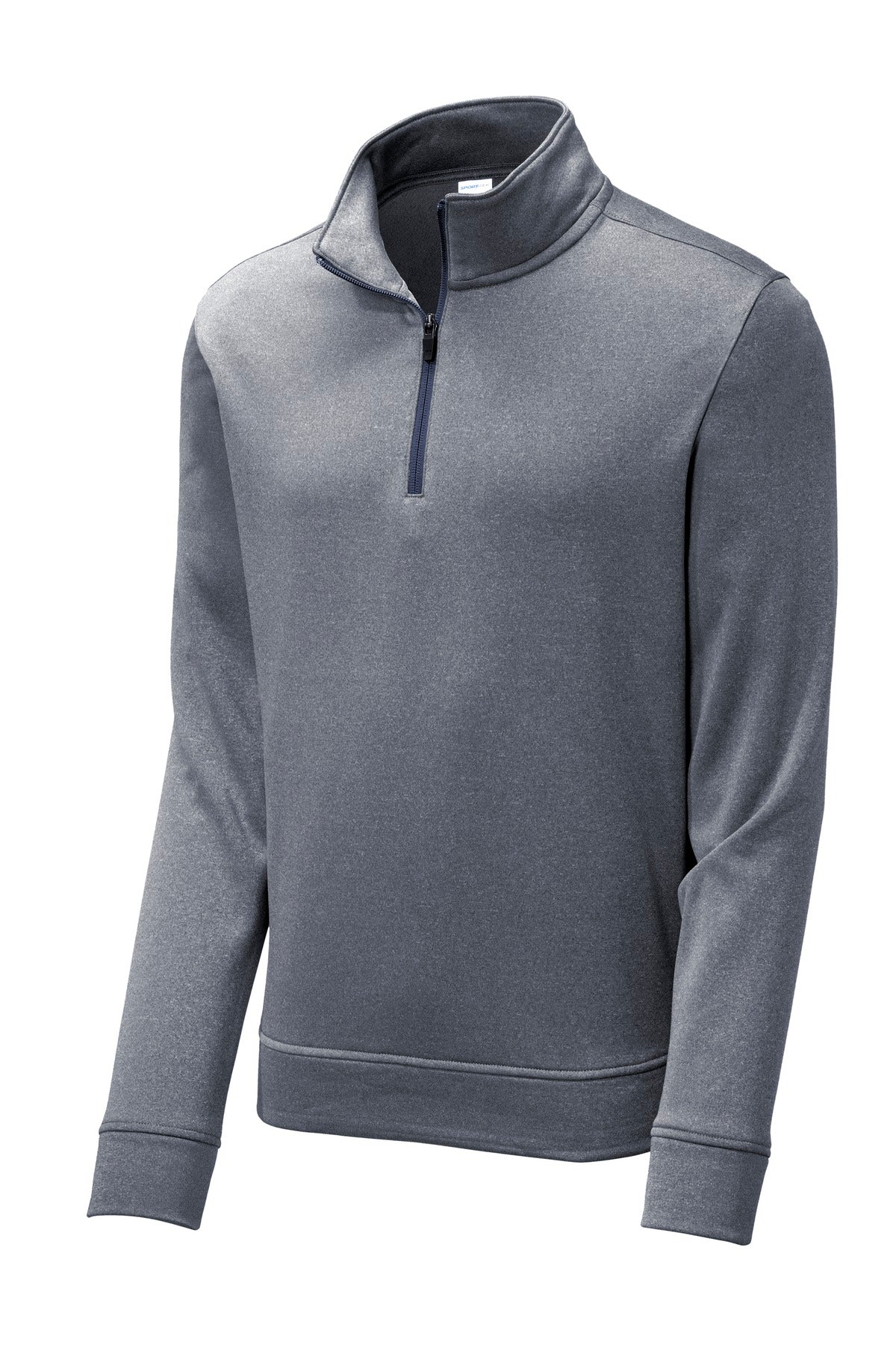 Sport-Tek Men's PosiCharge Sport-Wick Heather Fleece 1/4-Zip Pullover Mens Apparel Sweatshirts & Fleece