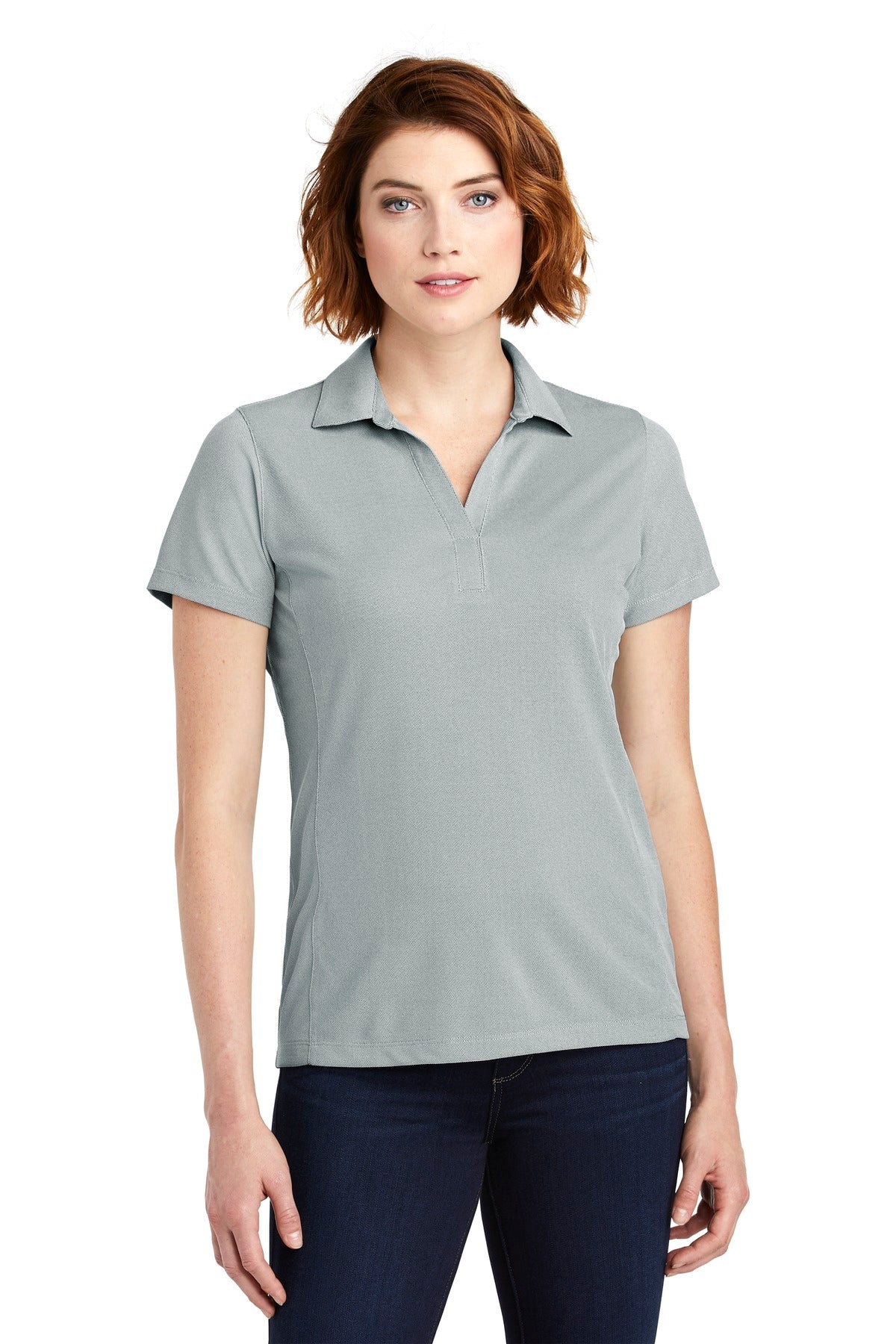 Port Authority Women's Poly Oxford Pique Polo. LK582 Womens Apparel Shirts & Tops