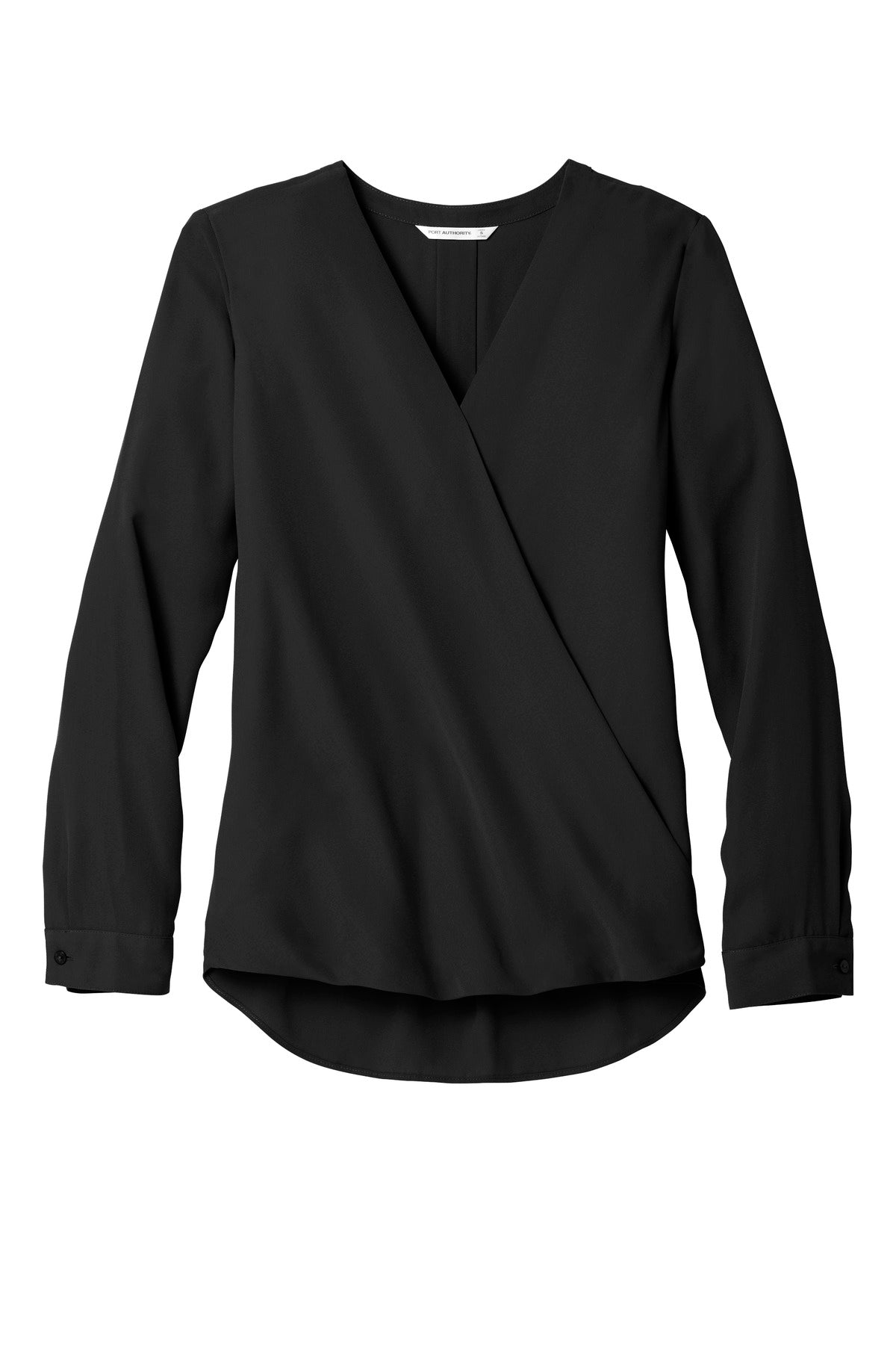 Port Authority Women's Wrap Blouse. LW702 Womens Apparel Shirts & Tops