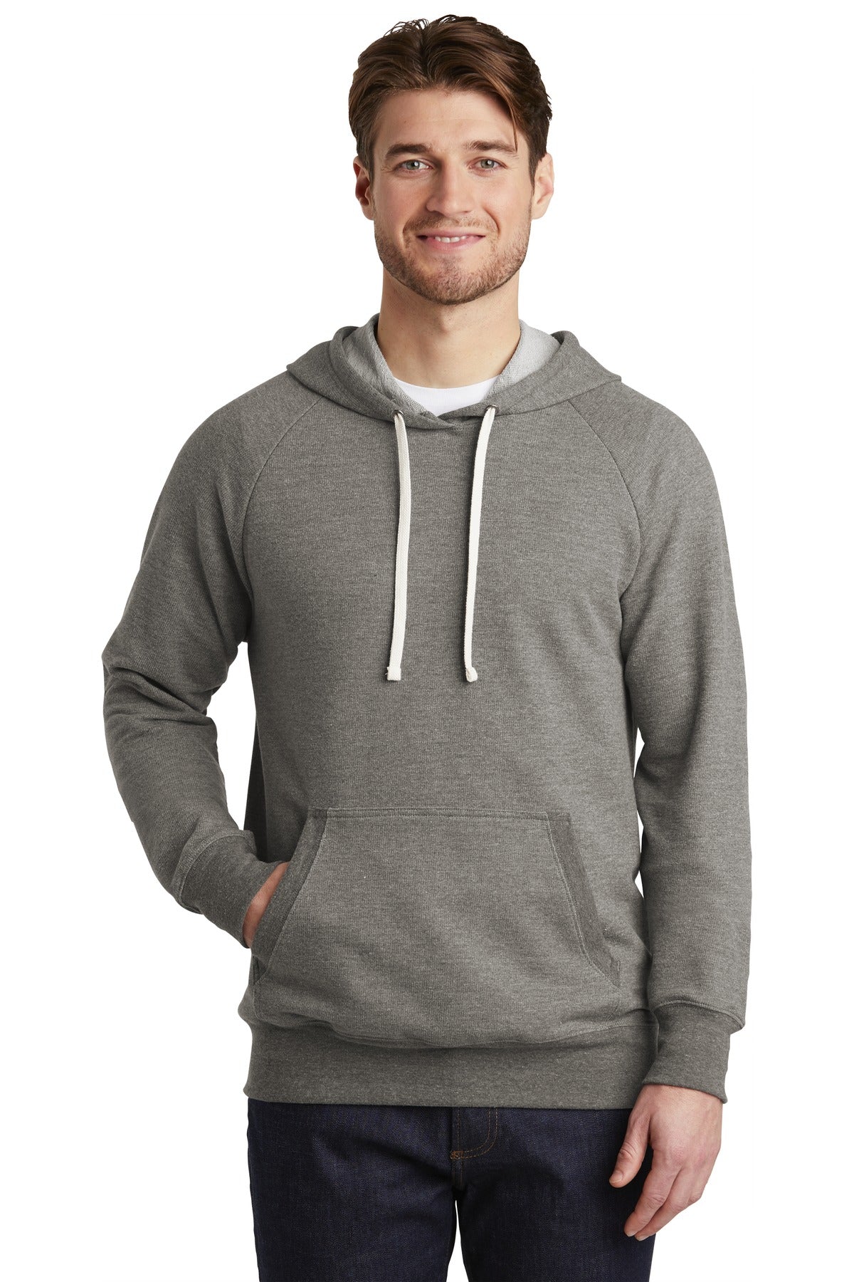 District Perfect Tri French Terry Hoodie. DT355 Mens Apparel Sweatshirts & Fleece