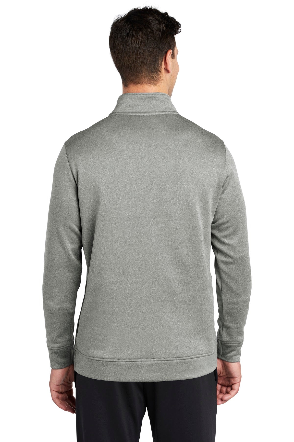 Sport-Tek Men's PosiCharge Sport-Wick Heather Fleece 1/4-Zip Pullover Mens Apparel Sweatshirts & Fleece