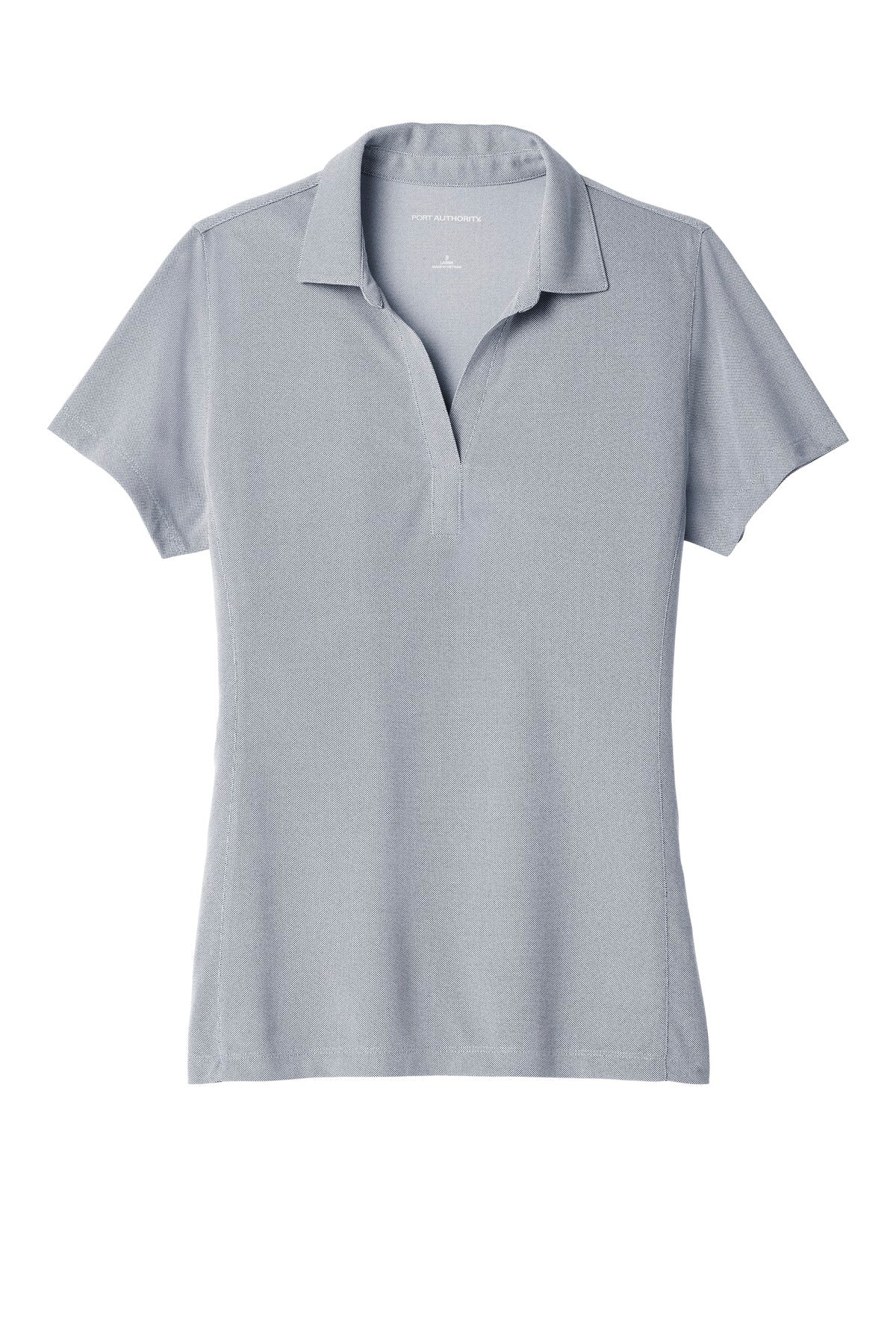 Port Authority Women's Poly Oxford Pique Polo. LK582 Womens Apparel Shirts & Tops