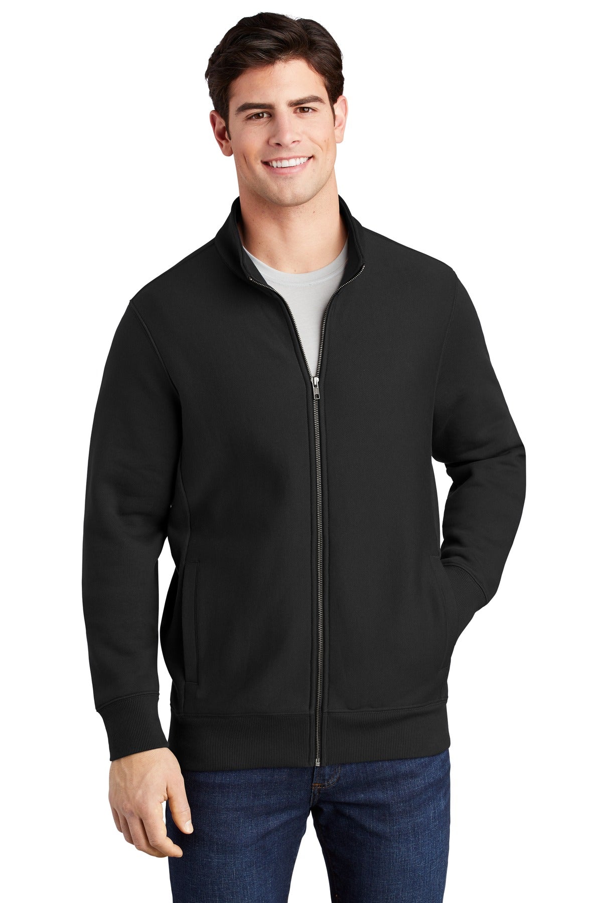 Sport-Tek Men's Super Heavyweight Full-Zip Sweatshirt Mens Apparel Sweatshirts & Fleece