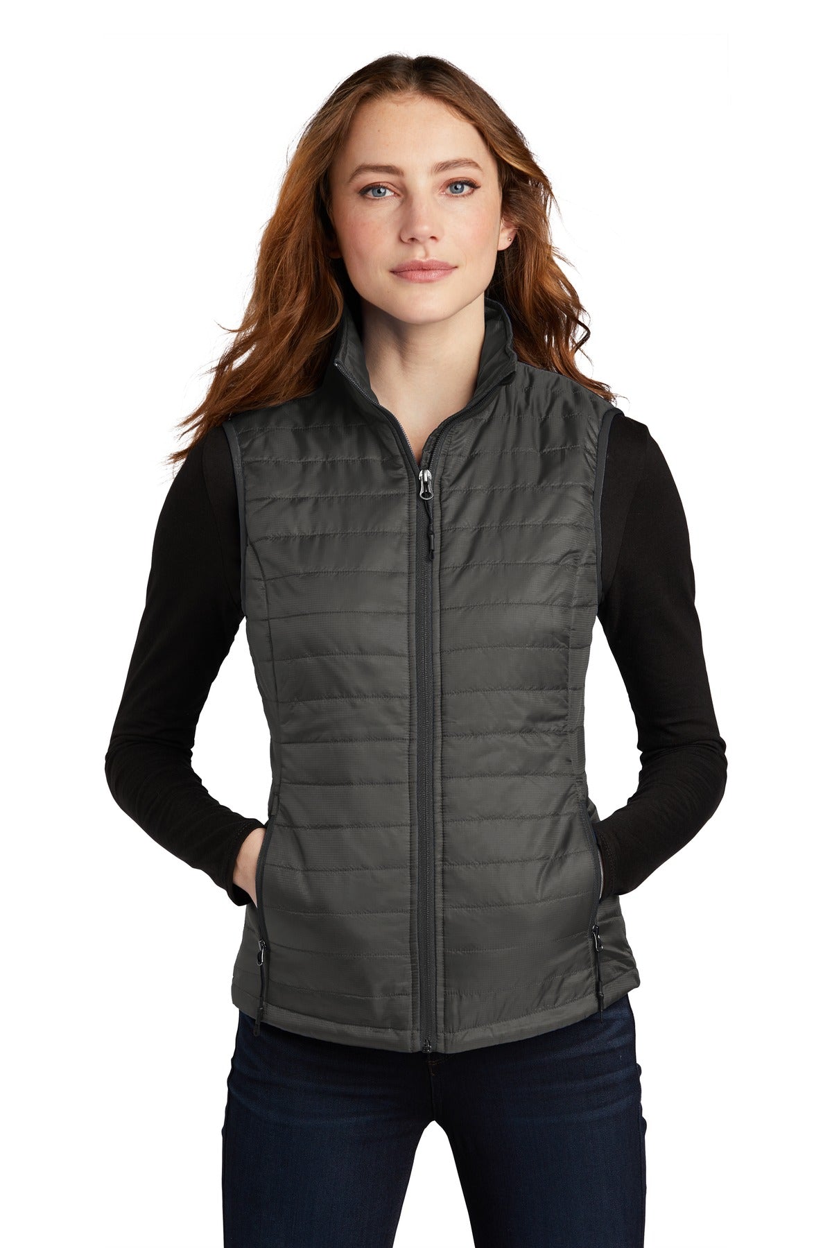 Port Authority Women's Packable Puffy Vest L851 Womens Apparel Jackets & Vests