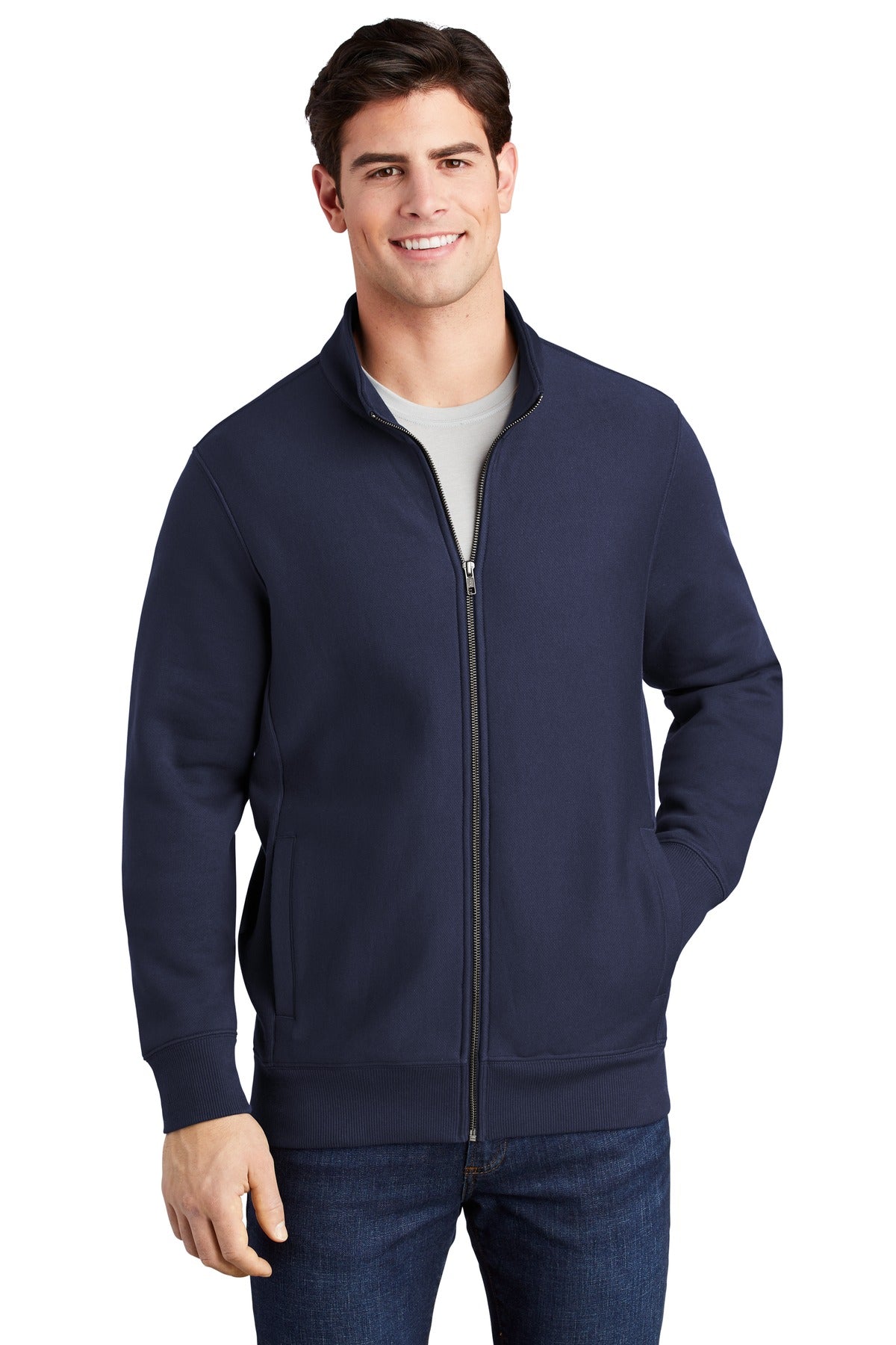 Sport-Tek Men's Super Heavyweight Full-Zip Sweatshirt Mens Apparel Sweatshirts & Fleece
