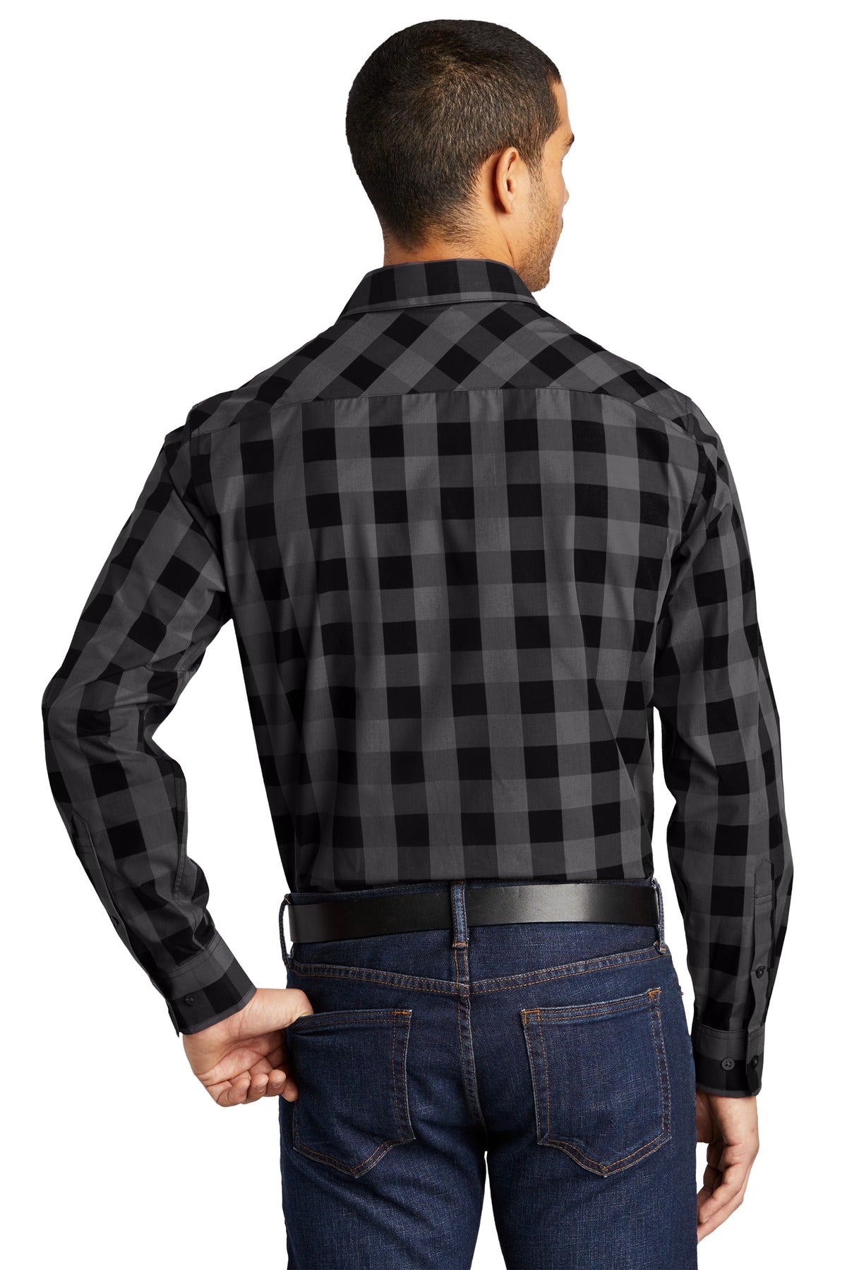 Port Authority Men's Everyday Plaid Shirt. W670 Mens Apparel Shirts & Tops