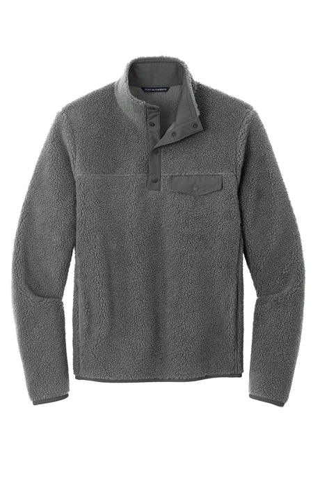 Port Authority Men's Camp Fleece Snap Pullover F140 Mens Apparel Sweatshirts & Fleece