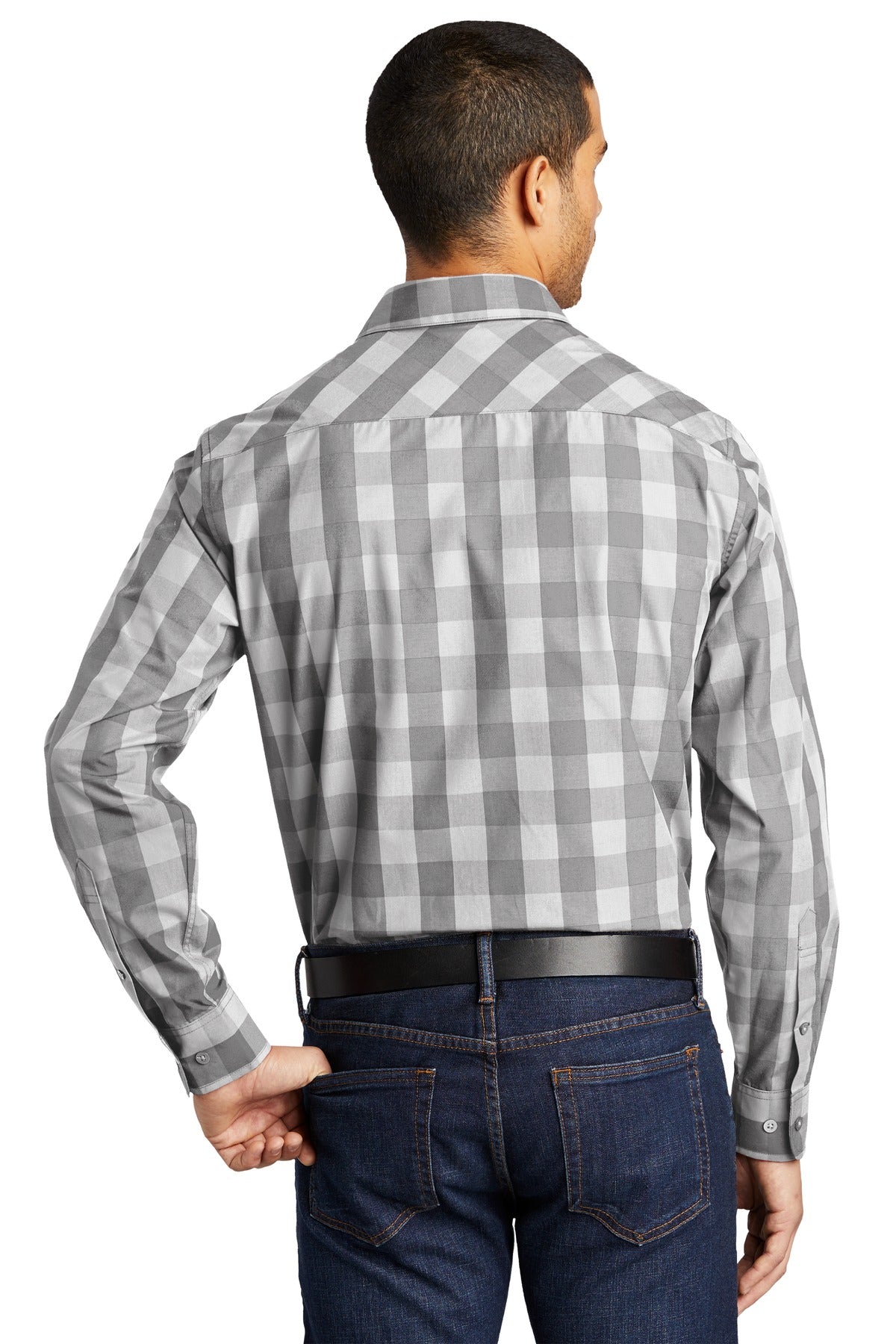 Port Authority Men's Everyday Plaid Shirt. W670 Mens Apparel Shirts & Tops