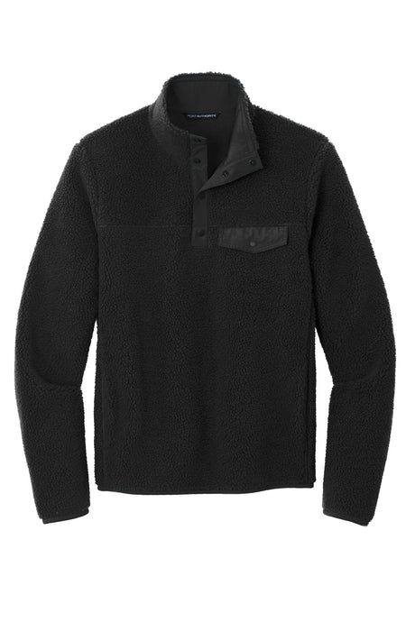 Port Authority Men's Camp Fleece Snap Pullover F140 Mens Apparel Sweatshirts & Fleece